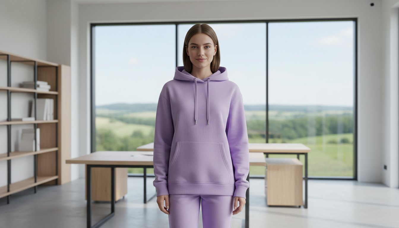 Liliowa bluza z kapturem: Jak wykorzystać ten trend w Twoim brandingu w 2026 roku?