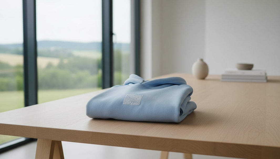 Bluza oversize baby blue z własnym logo - najlepsza jakość dla Twojej marki w 2026 roku