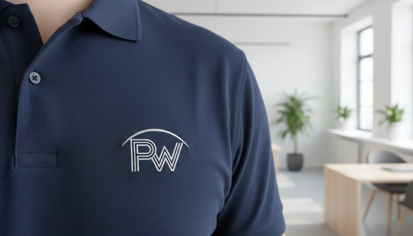 Haftowane logo na koszulkach polo: Kompletny przewodnik po prestiżowej odzieży firmowej 2026