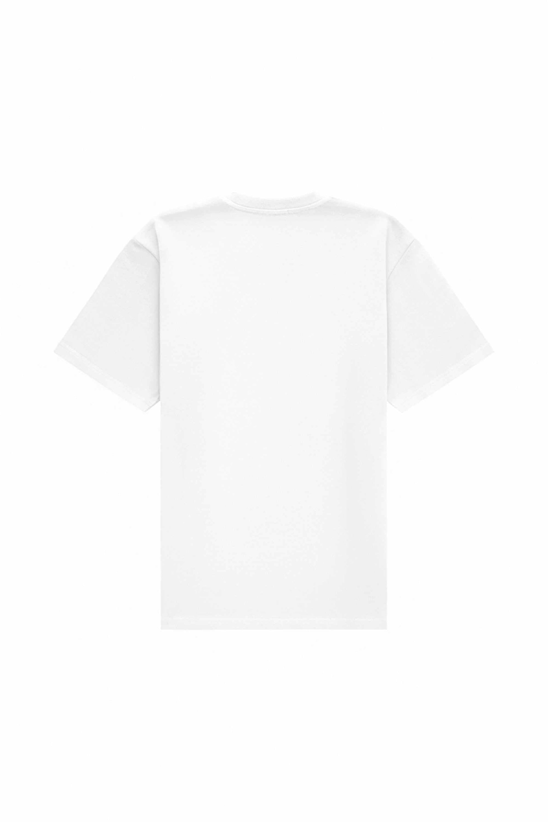 T-shirt oversize biały z Polski, certyfikowana dzianina idealna pod nadruki