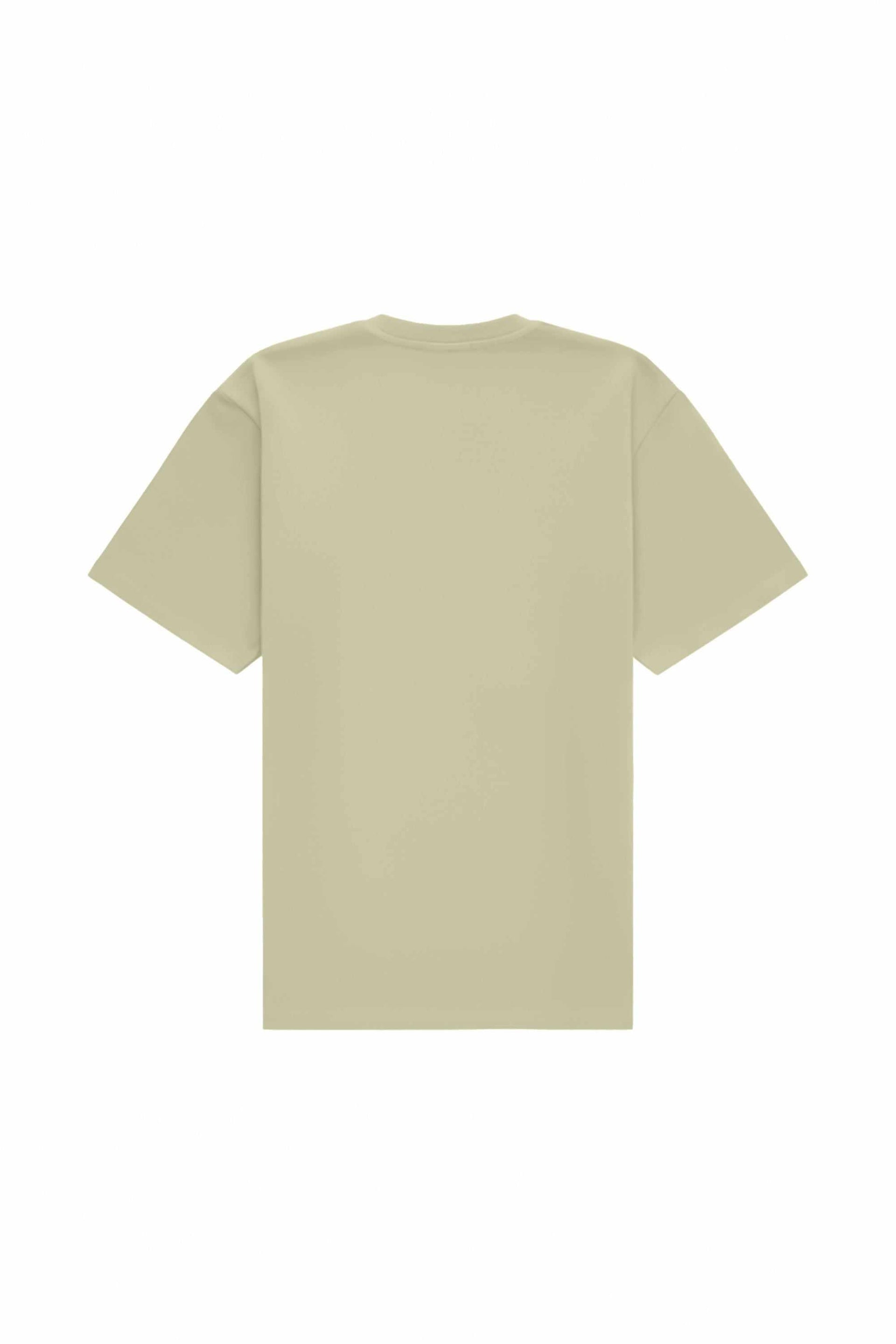 T-shirt oversize ecru made in Poland with certified fabric ideal for printing and embroidery