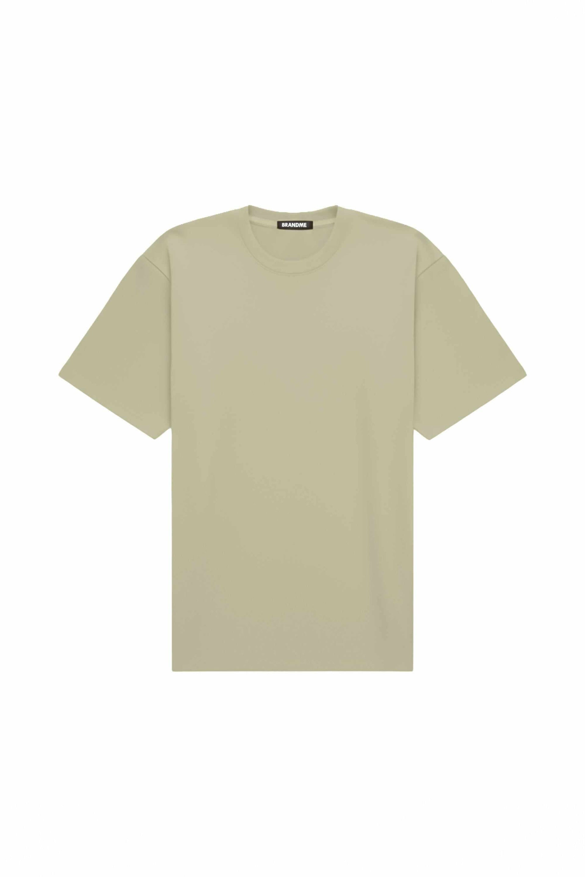 T-shirt oversize ecru made in Poland with certified fabric ideal for printing and embroidery