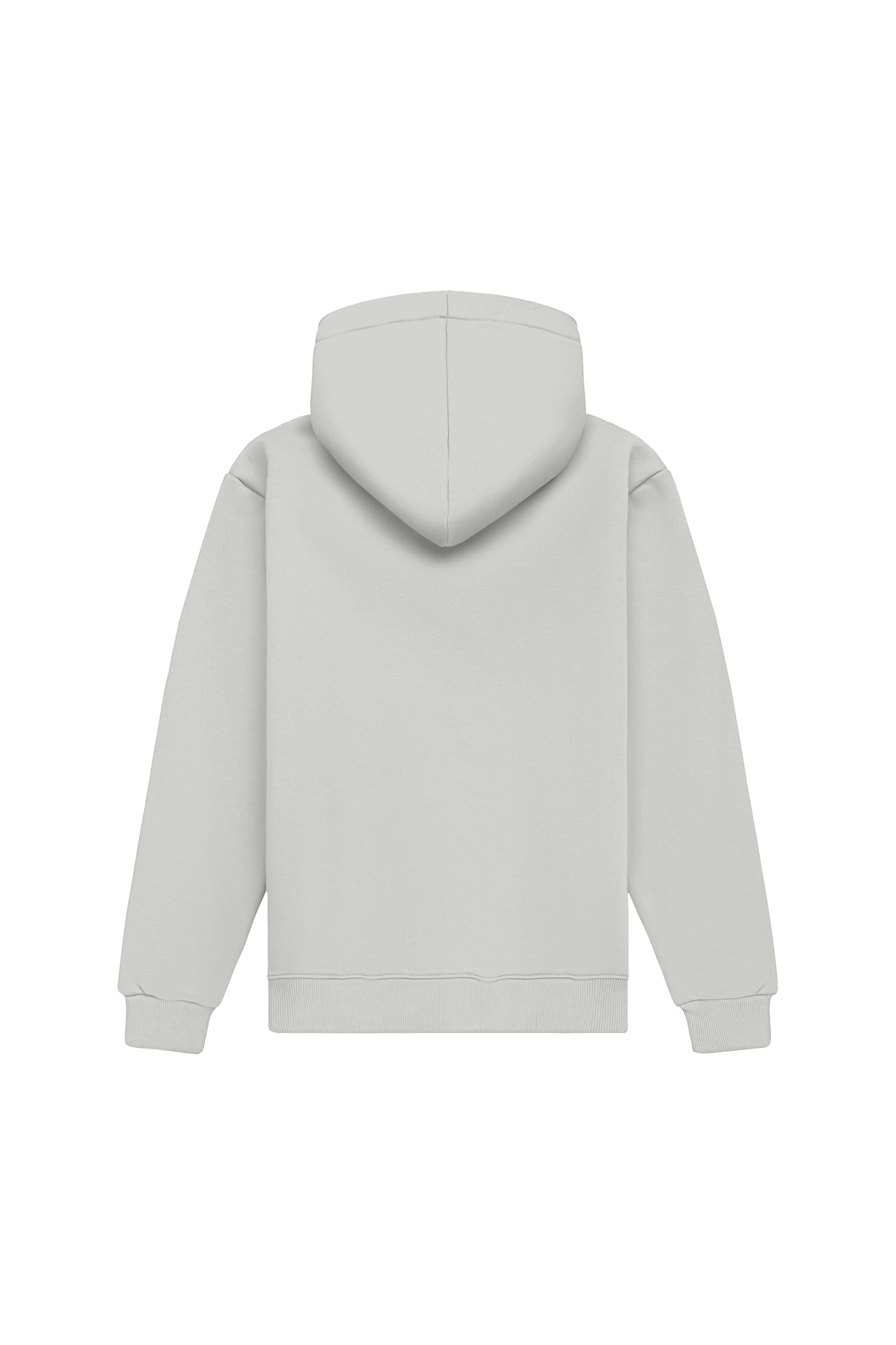 Bluza z kapturem hoodie regular light loop cream, certyfikowana dzianina, produkt polski, idealna pod nadruk