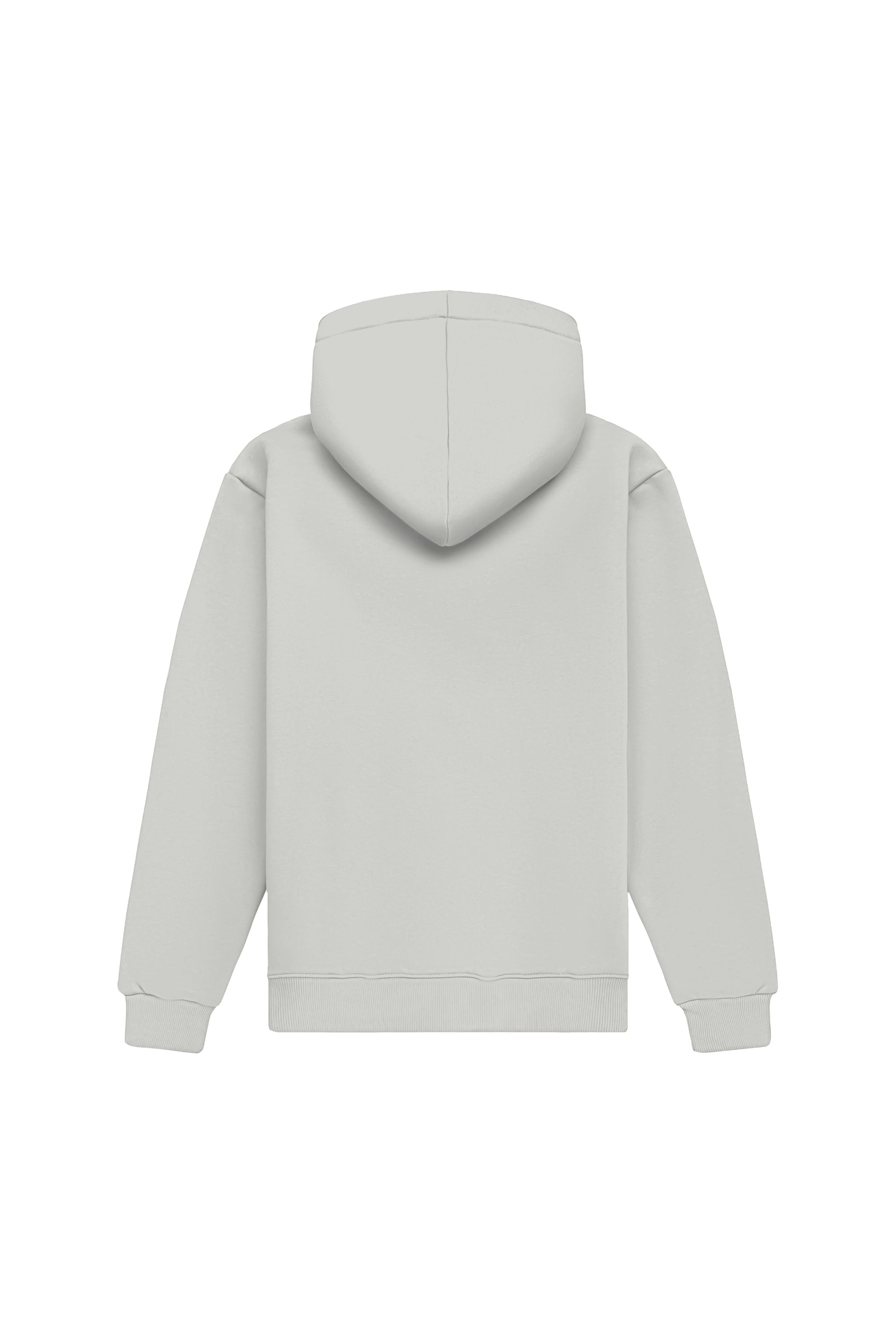 Bluza z kapturem hoodie regular light loop cream, certyfikowana dzianina, produkt polski, idealna pod nadruk