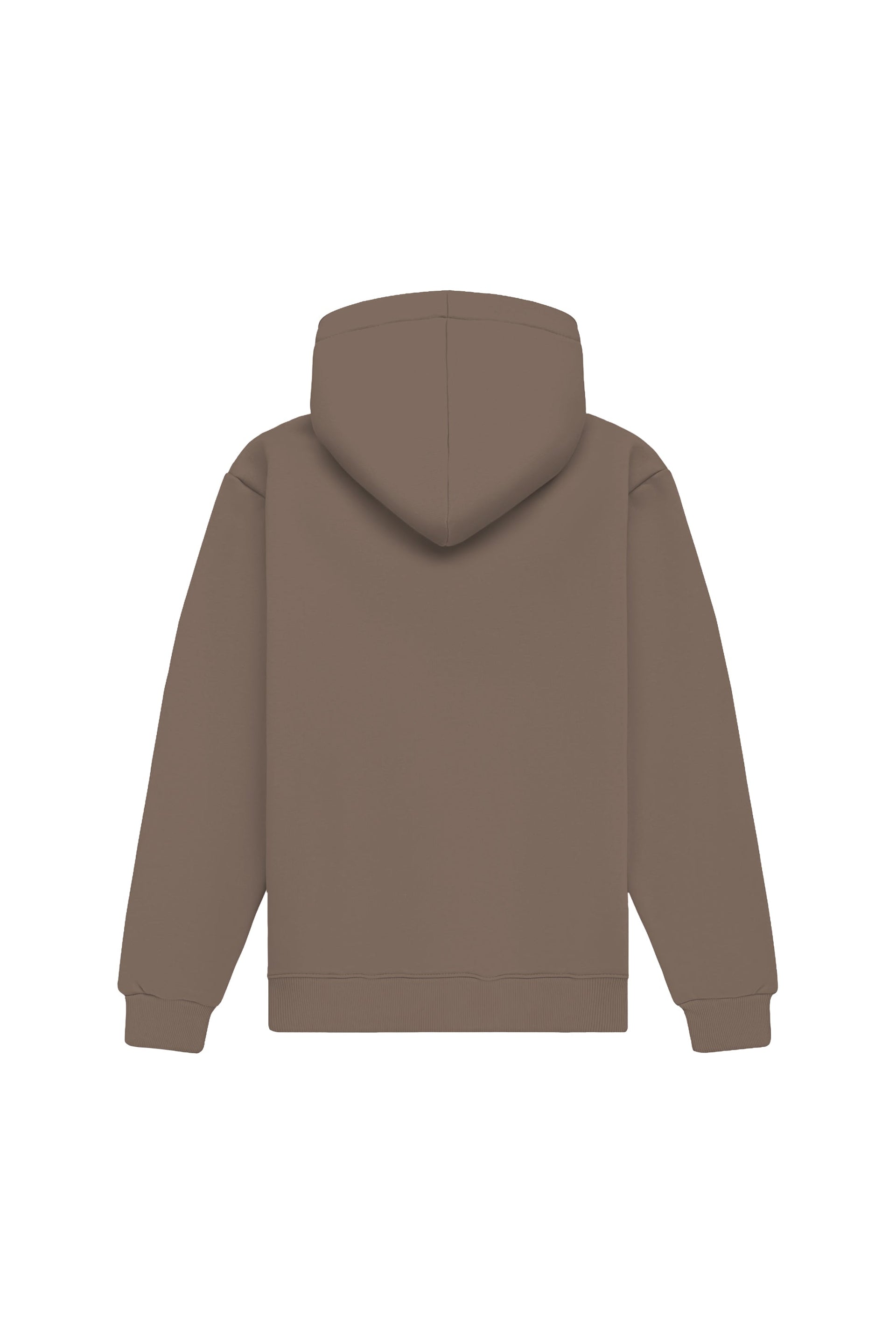 Bluza z kapturem regular cappuccino wykonana w Polsce, certyfikowana dzianina, idealna do nadruków