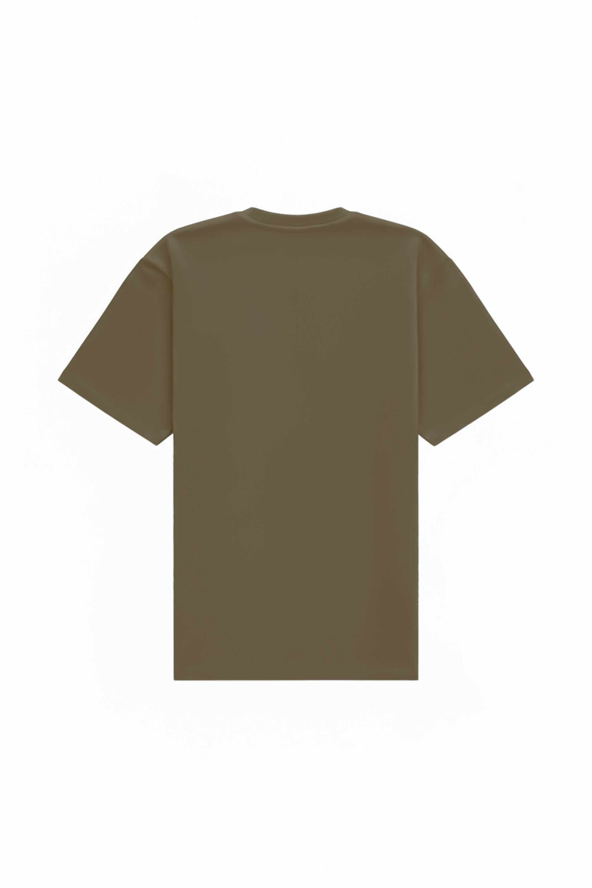 T-shirt oversize stretch cappuccino in certified quality fabric ideal for printing and embroidery