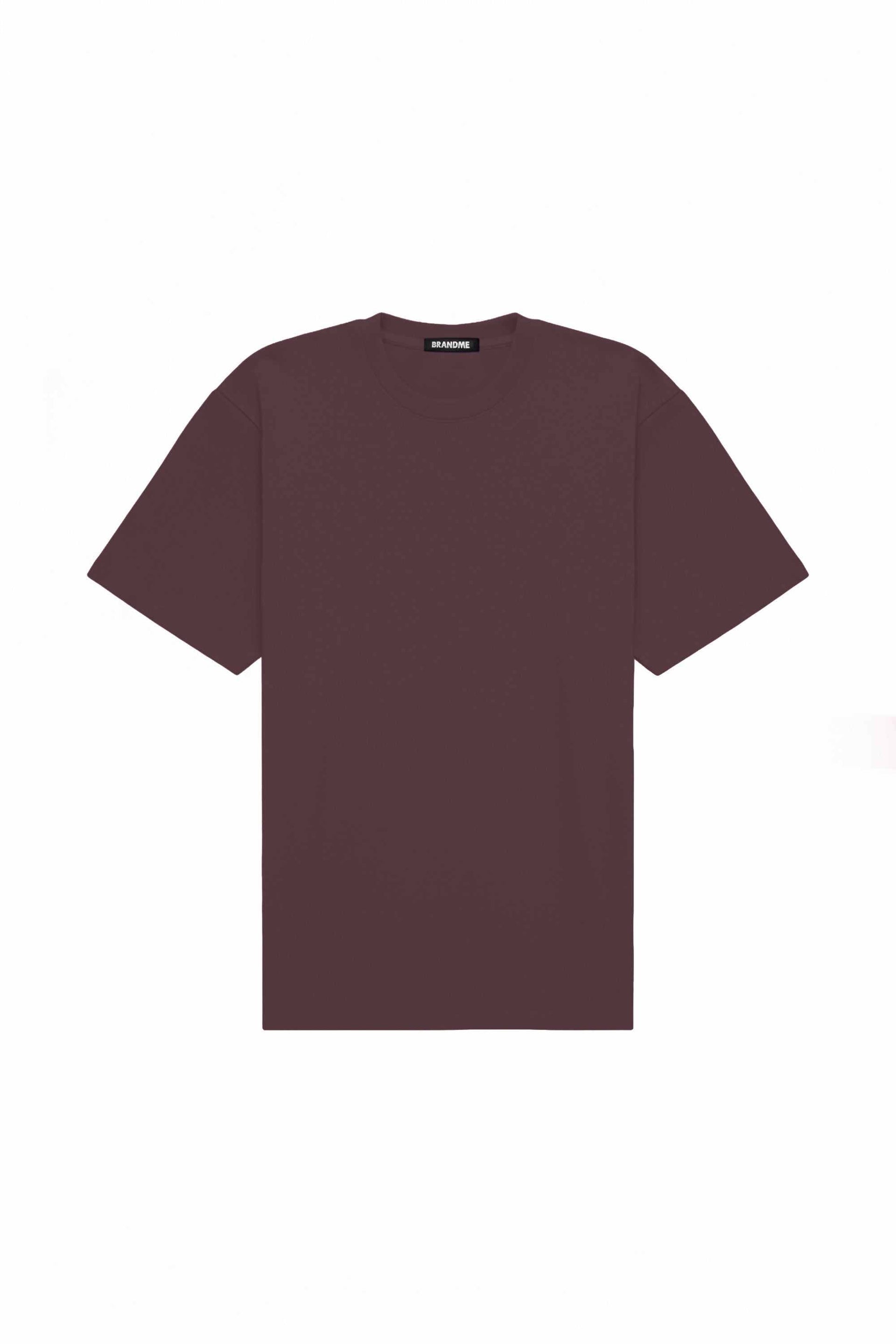 Oversize T-shirt Stretch Truffle R made in Poland, certified quality fabric ideal for printing and embroidery
