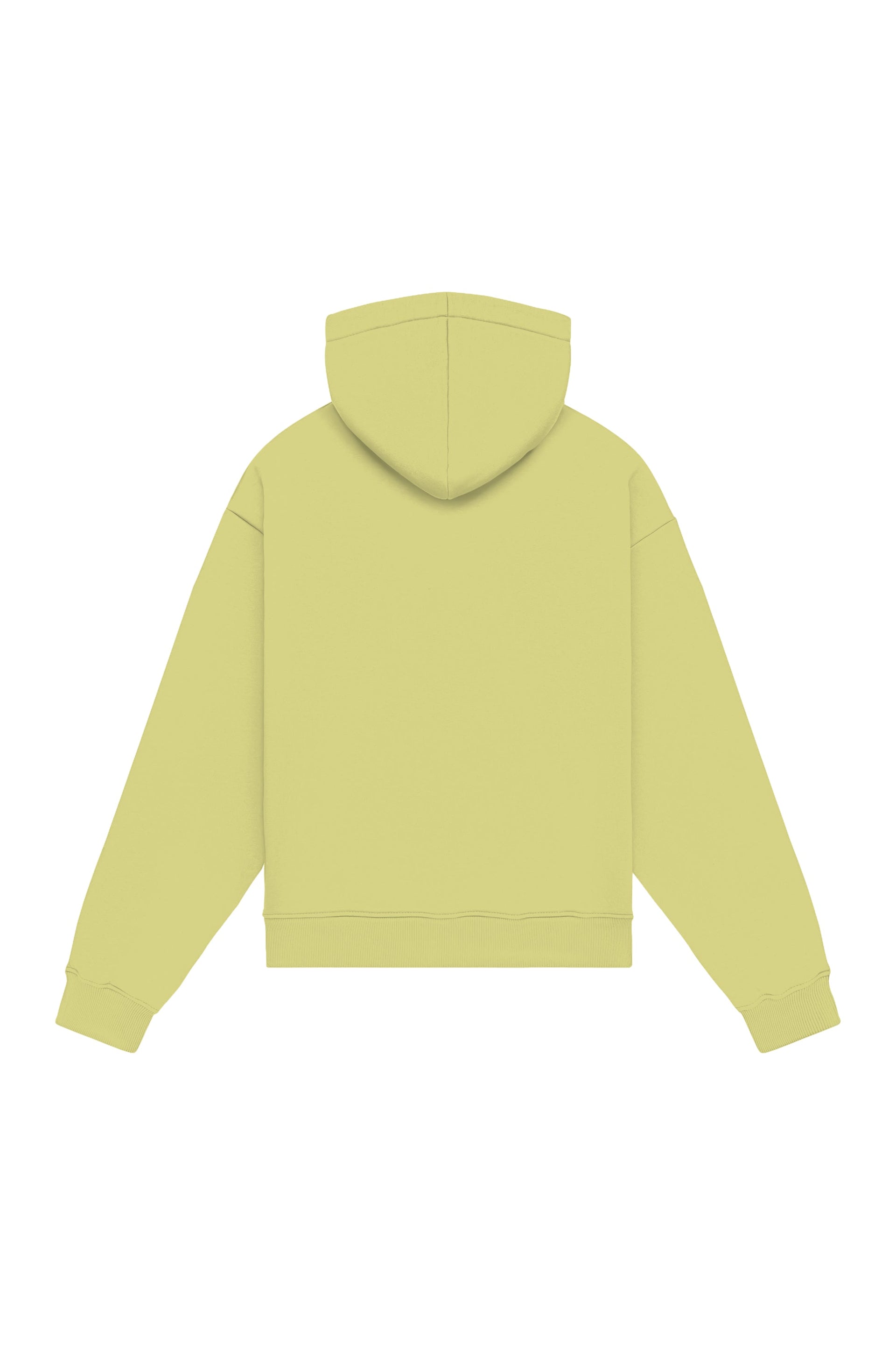 Bluza z kapturem regular light loop banana wyprodukowana w Polsce, idealna pod nadruki, wysokiej jakości dzianina