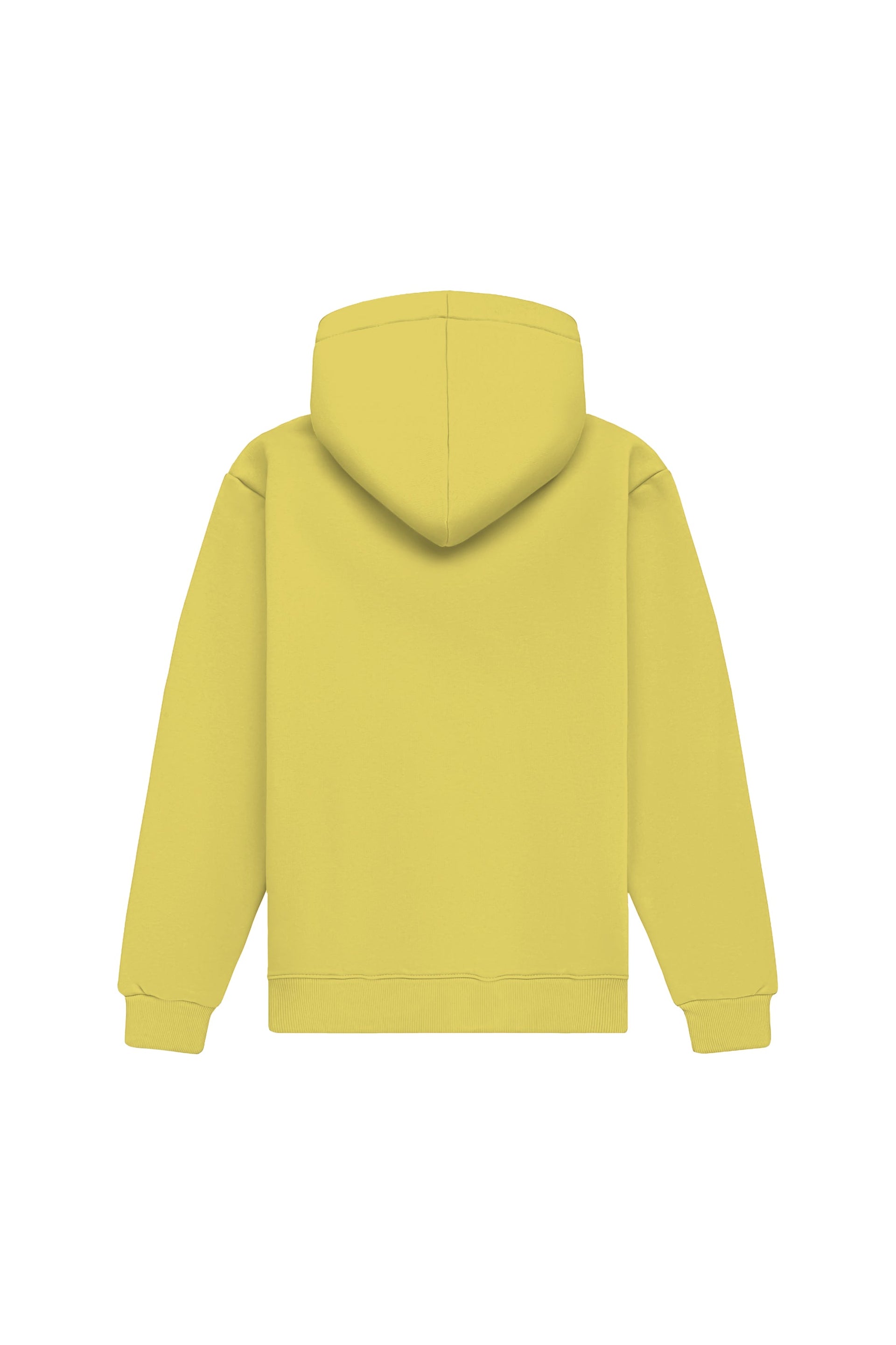 Bluza z kapturem hoodie regular light loop lemon, certyfikowana, wyprodukowana w Polsce, idealna pod nadruk