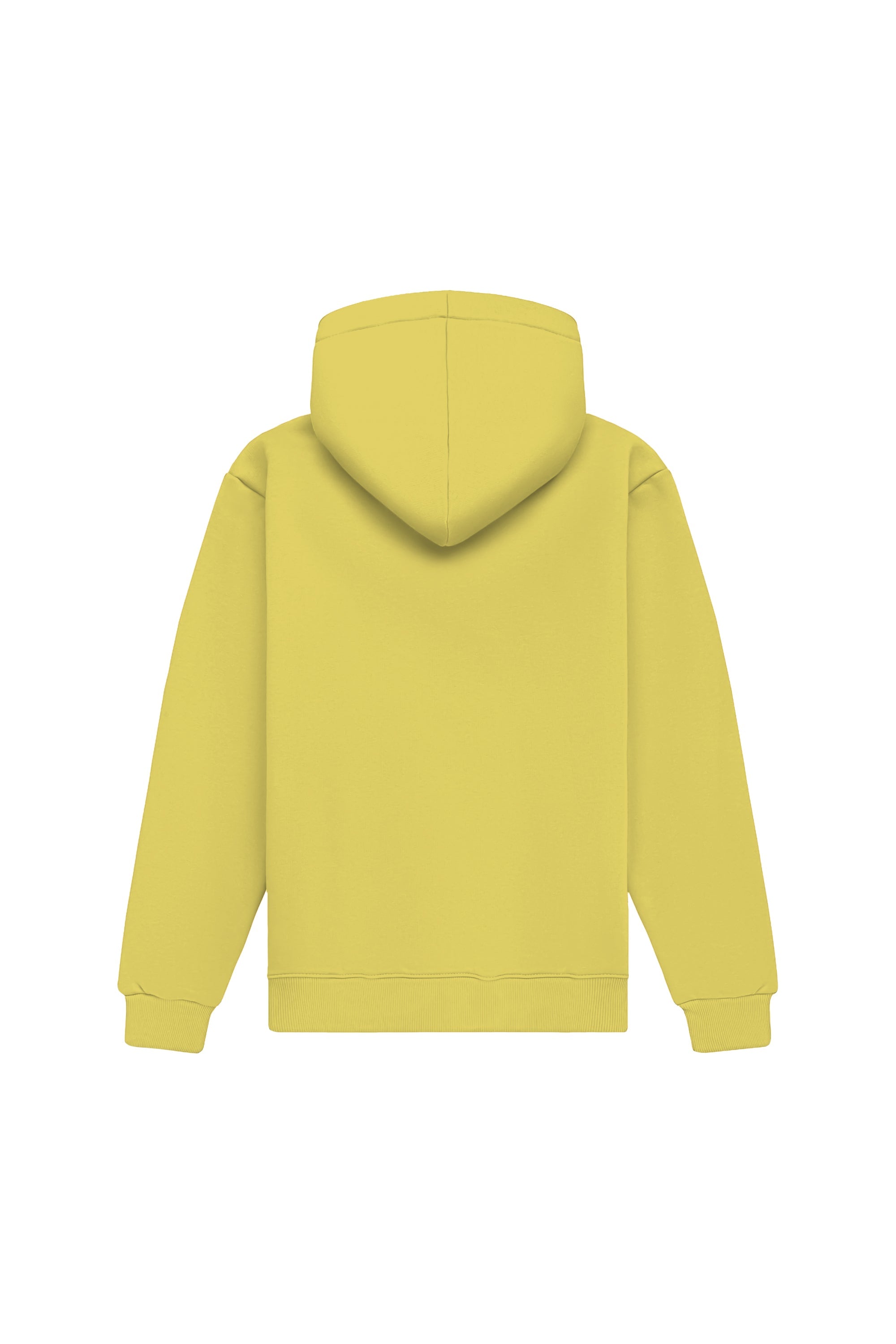 Bluza z kapturem hoodie regular light loop lemon, certyfikowana, wyprodukowana w Polsce, idealna pod nadruk