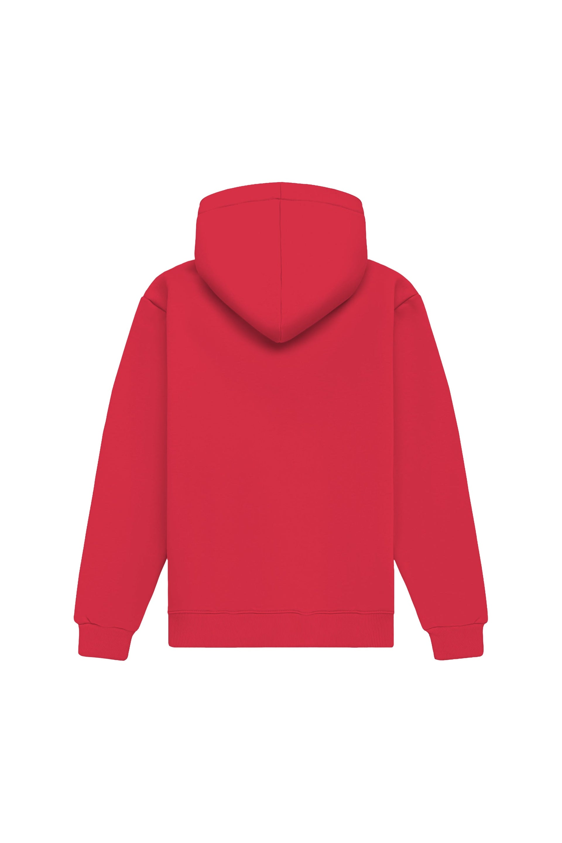 Bluza z kapturem regular light loop coral, wyprodukowana w Polsce, certyfikowana dzianina, idealna pod nadruk.