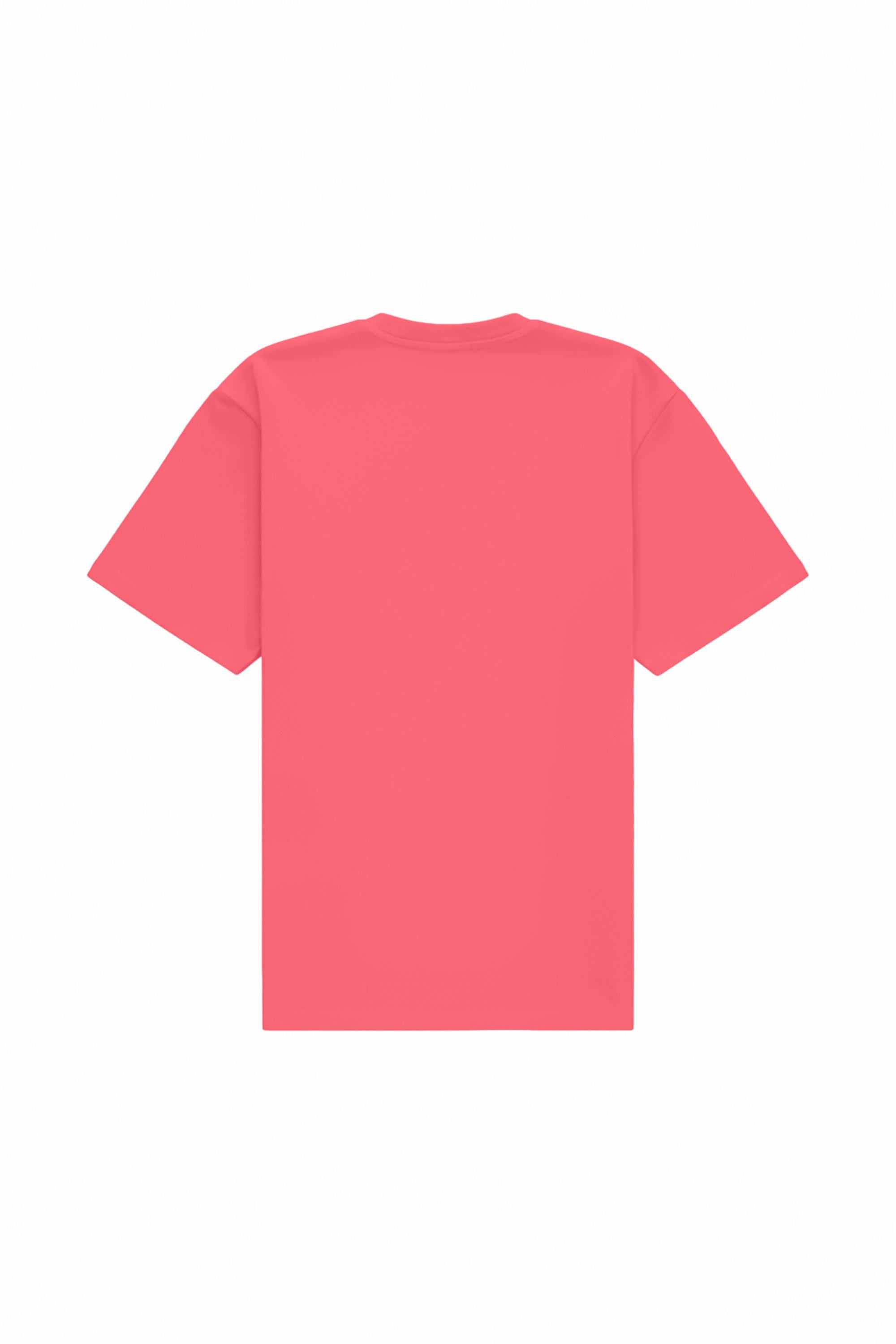 T-shirt oversize coral made in Poland with certified fabric ideal for printing and embroidery
