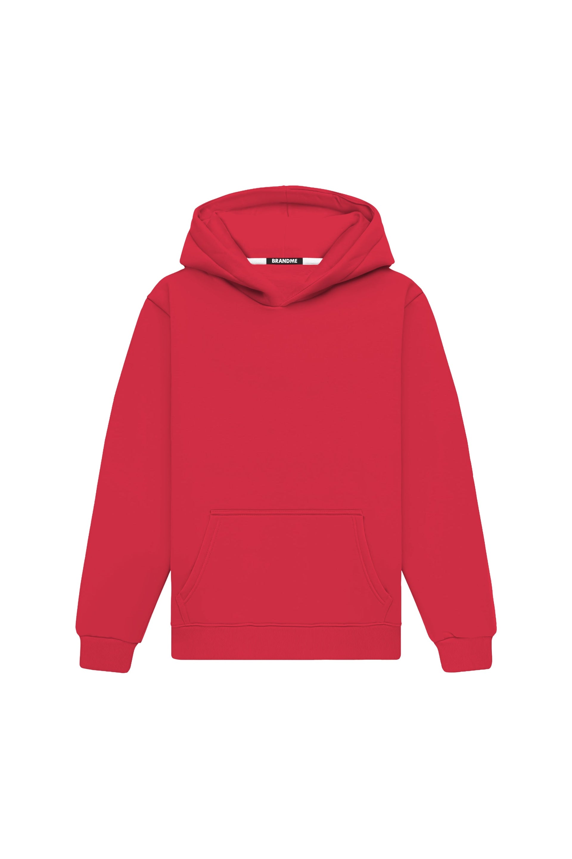 Bluza z kapturem w kroju regular w kolorze jasnym koralowym