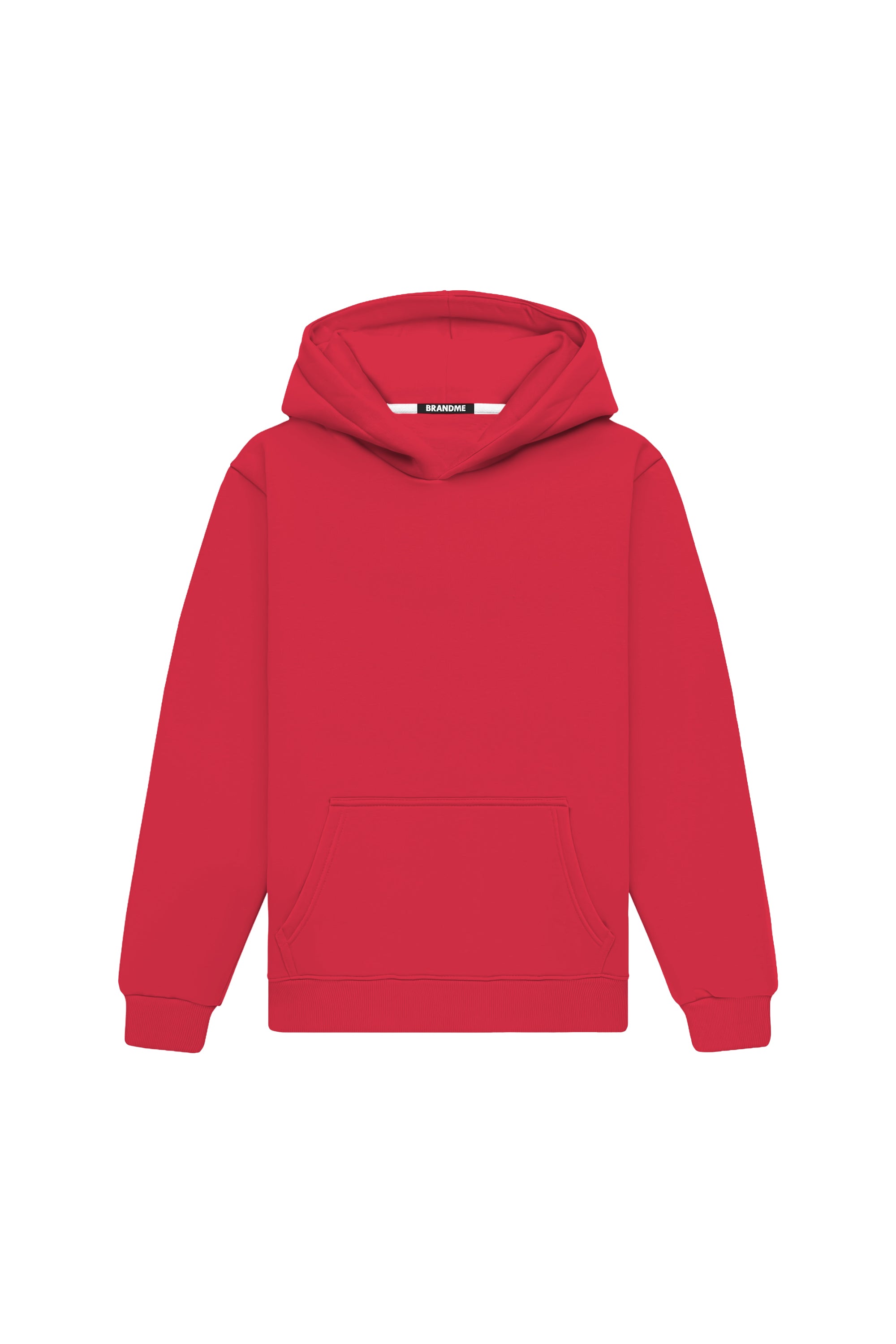 Bluza z kapturem w kroju regular w kolorze jasnym koralowym
