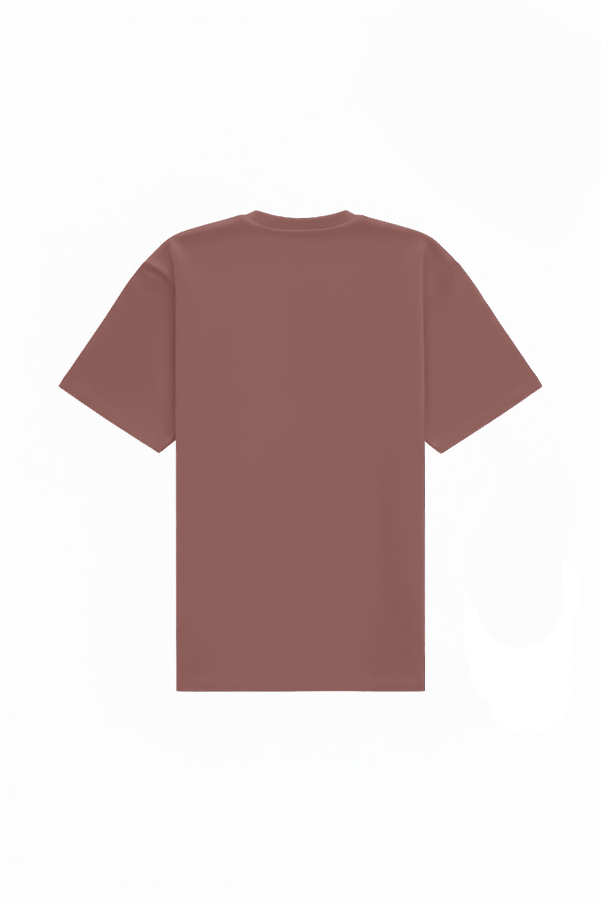 Oversize pink stretch powder T-shirt made in Poland ideal for printing and embroidery