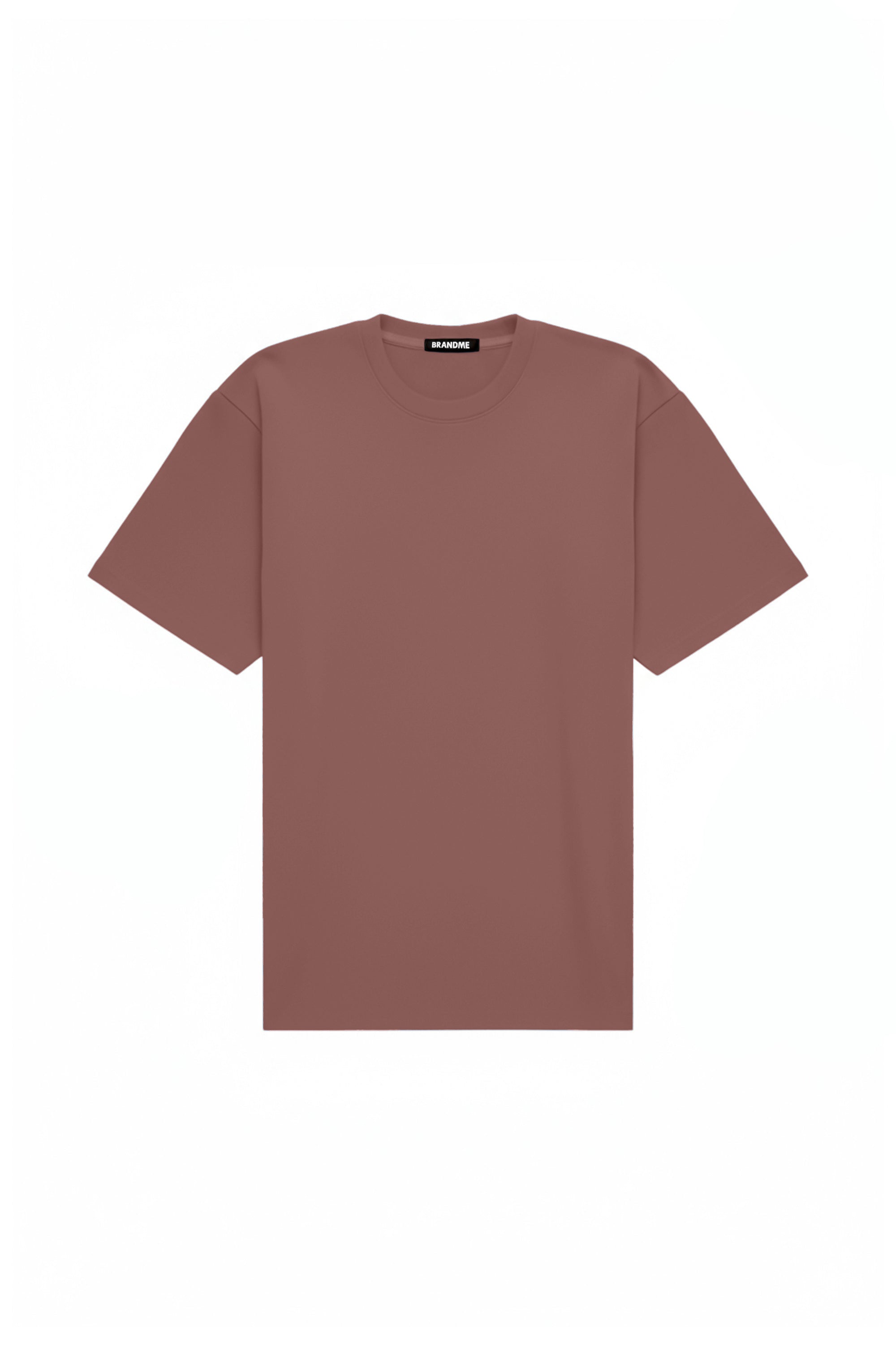 Oversize pink T-shirt made in Poland, ideal for printing and embroidery