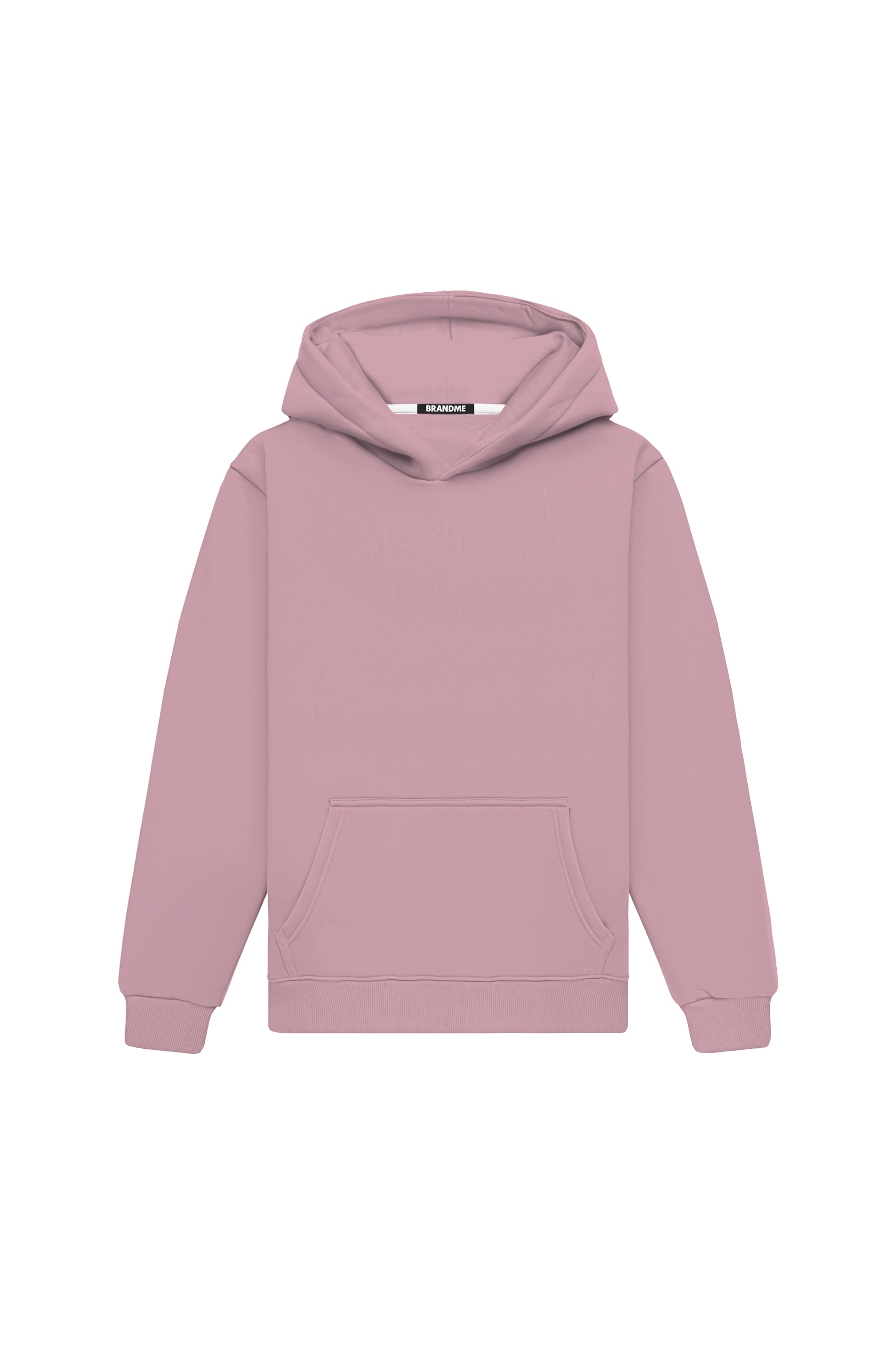 Bluza z kapturem regular LIGHT LOOP marshmallow, polska jakość, certyfikowana dzianina