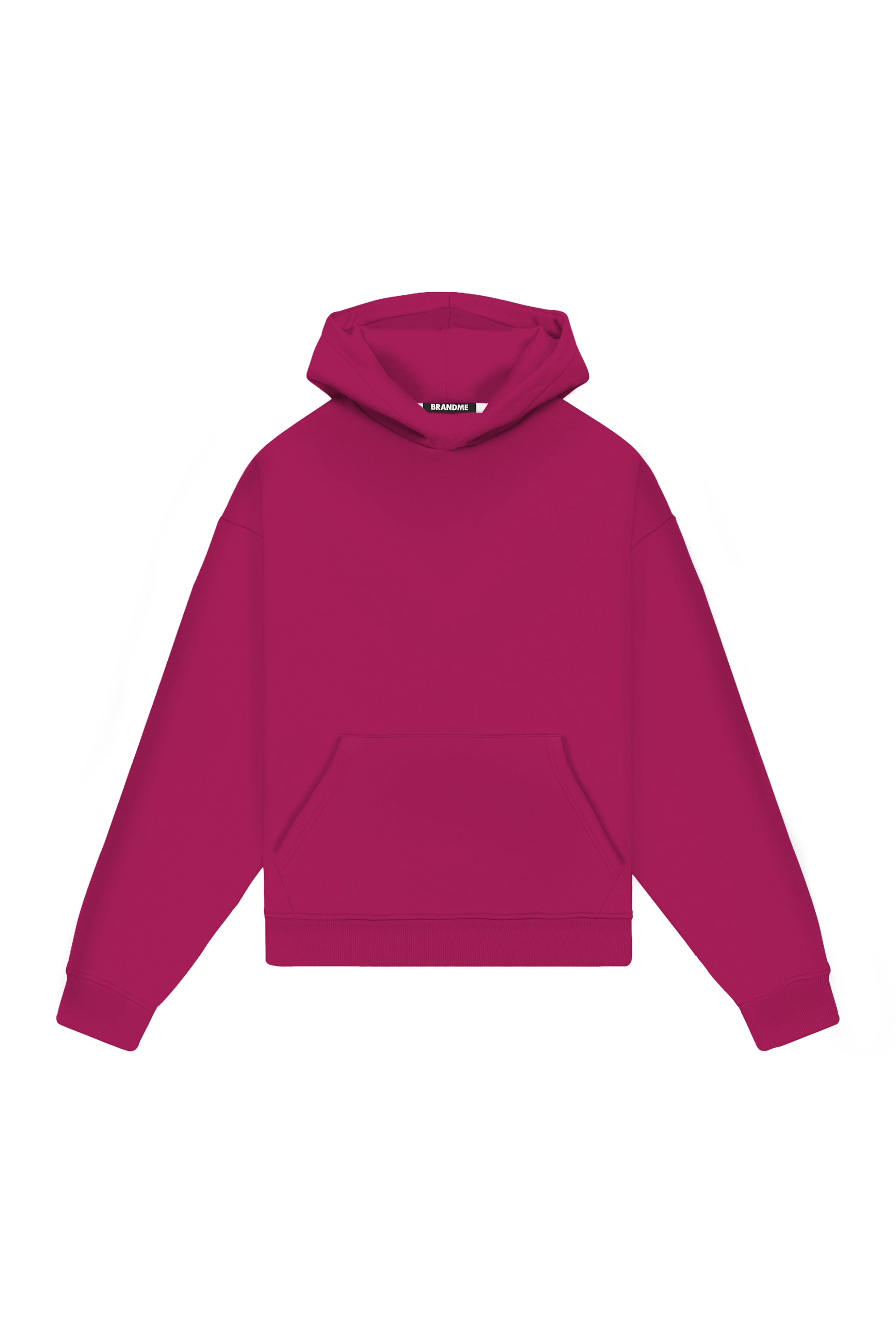 Hoodie Oversize LIGHT LOOP RASPBERRY