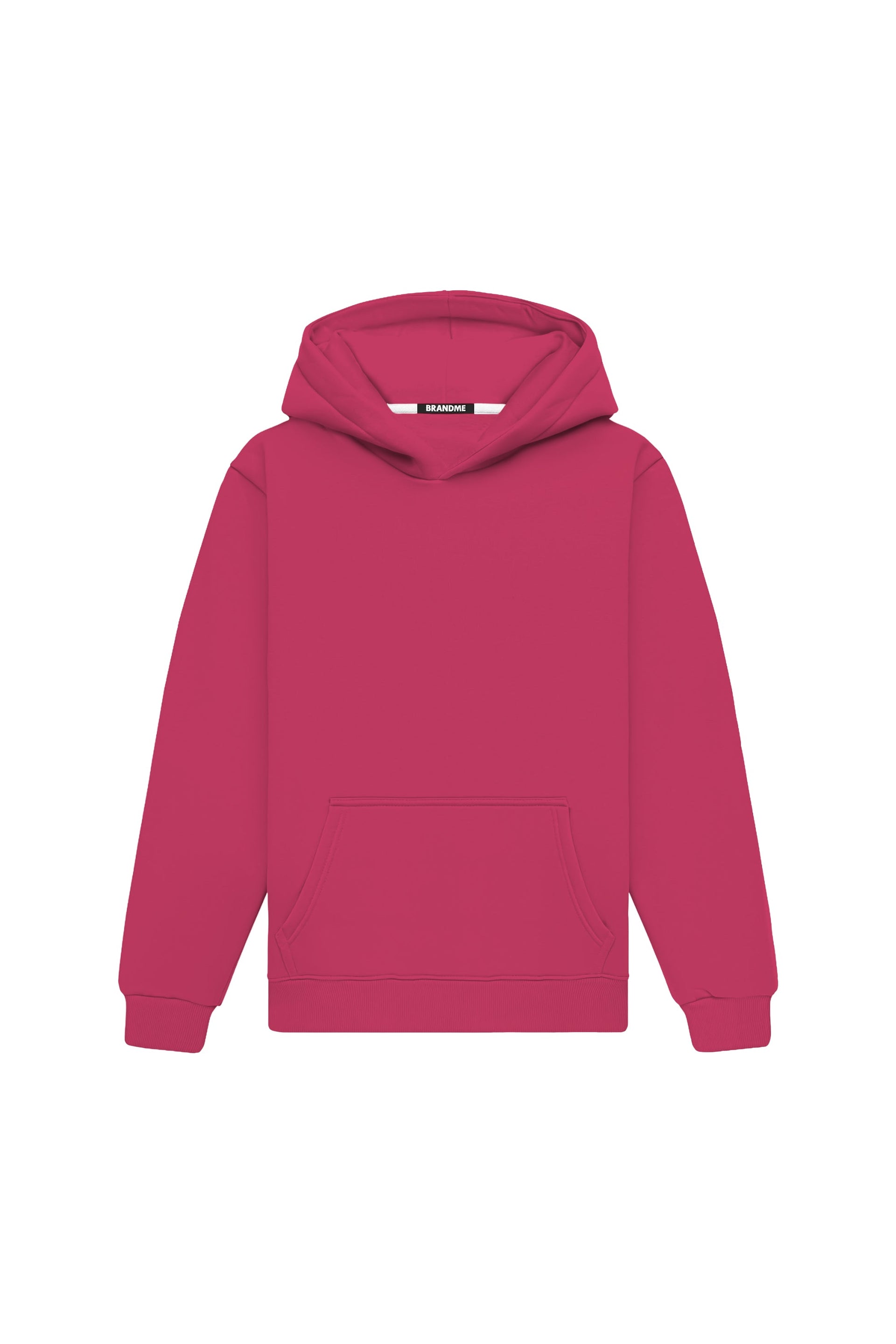 Bluza z kapturem regular LIGHT LOOP w kolorze Viva Magenta, wyprodukowana w Polsce, idealna pod nadruki.