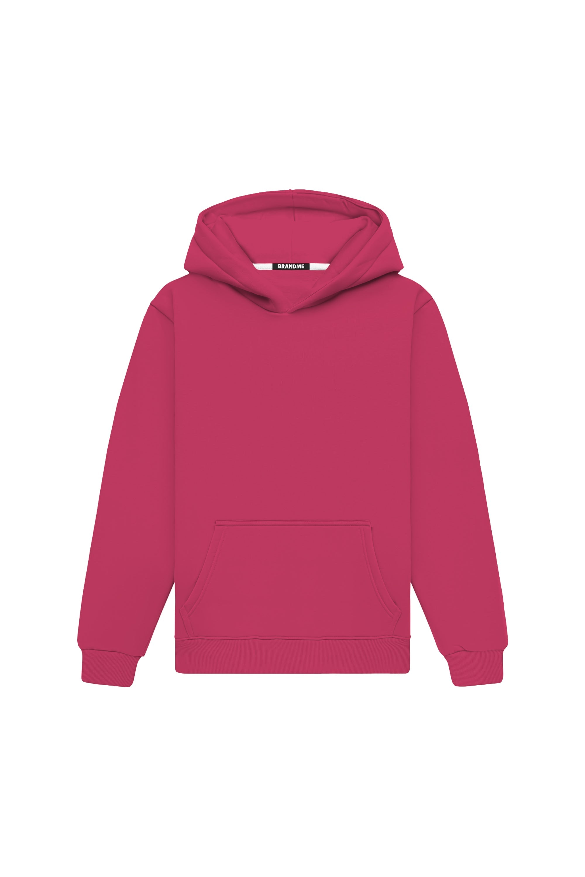 Bluza z kapturem regular LIGHT LOOP w kolorze Viva Magenta, wyprodukowana w Polsce, idealna pod nadruki.
