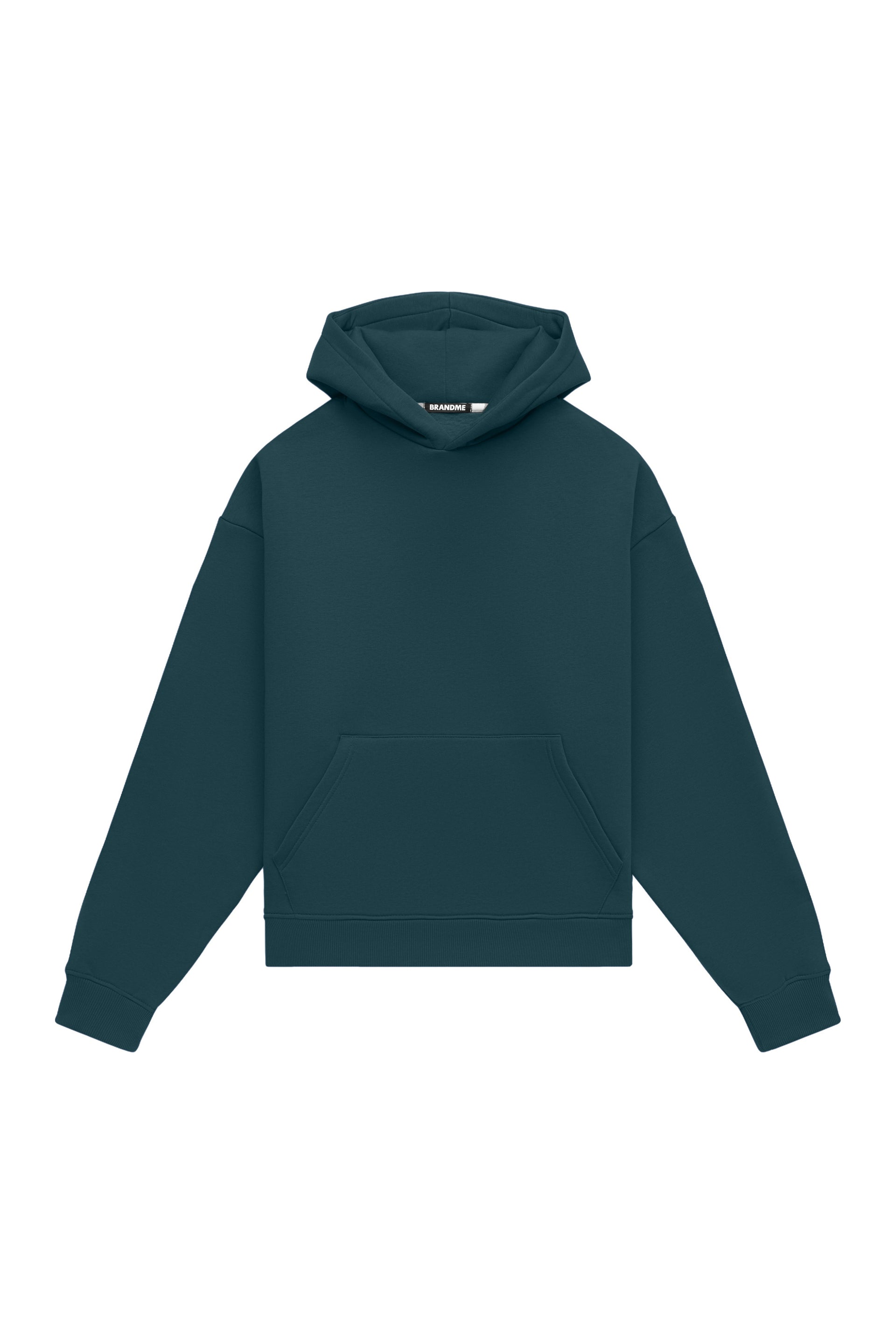 Hoodie oversize LIGHT BRUSHED PETROL