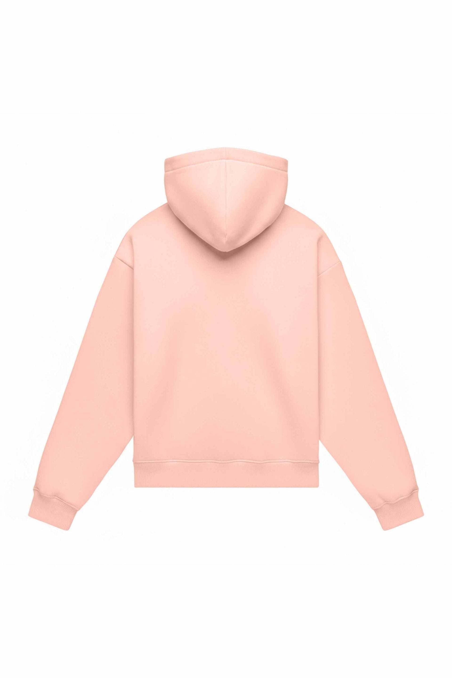 Hoodie oversize LIGHT BRUSHED SALMON in comfortable oversized fit, perfect for printing and embroidery, made in Poland with certified quality fabric