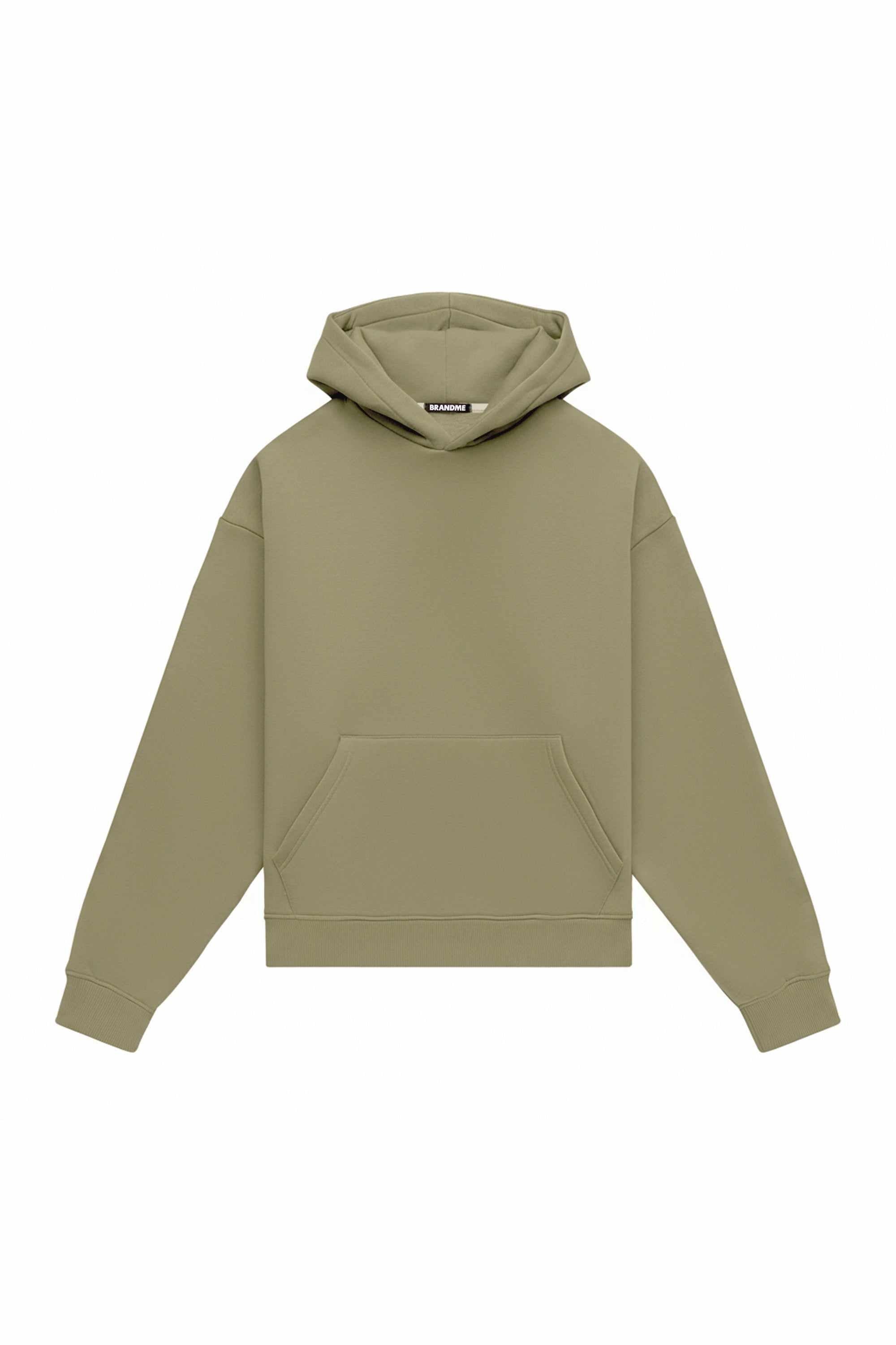 Oversize hoodie LIGHT BRUSHED SCOUT made in Poland with certified fabric, ideal for screen printing and embroidery