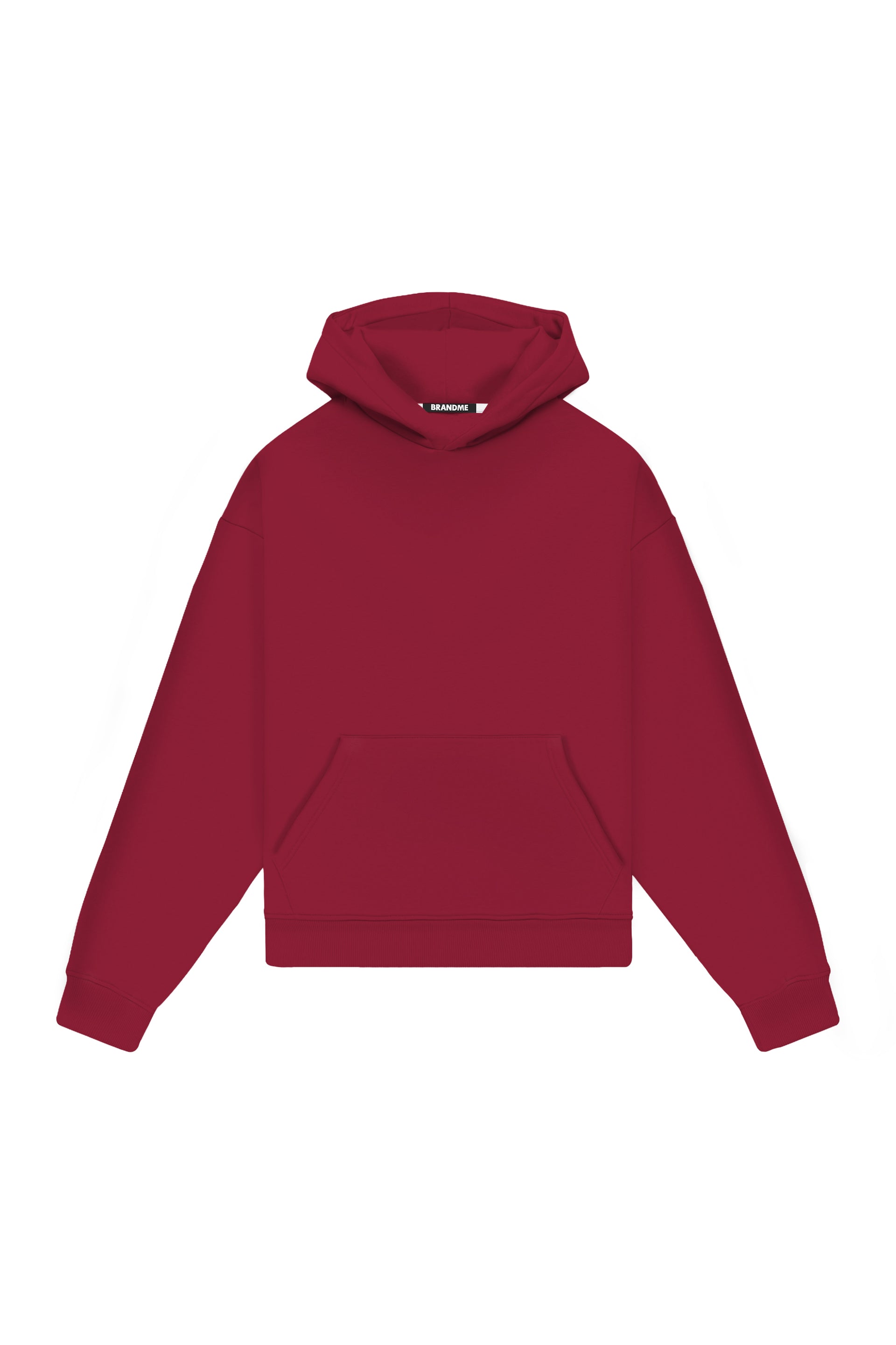 Hoodie Oversize LIGHT LOOP BORDEAUX