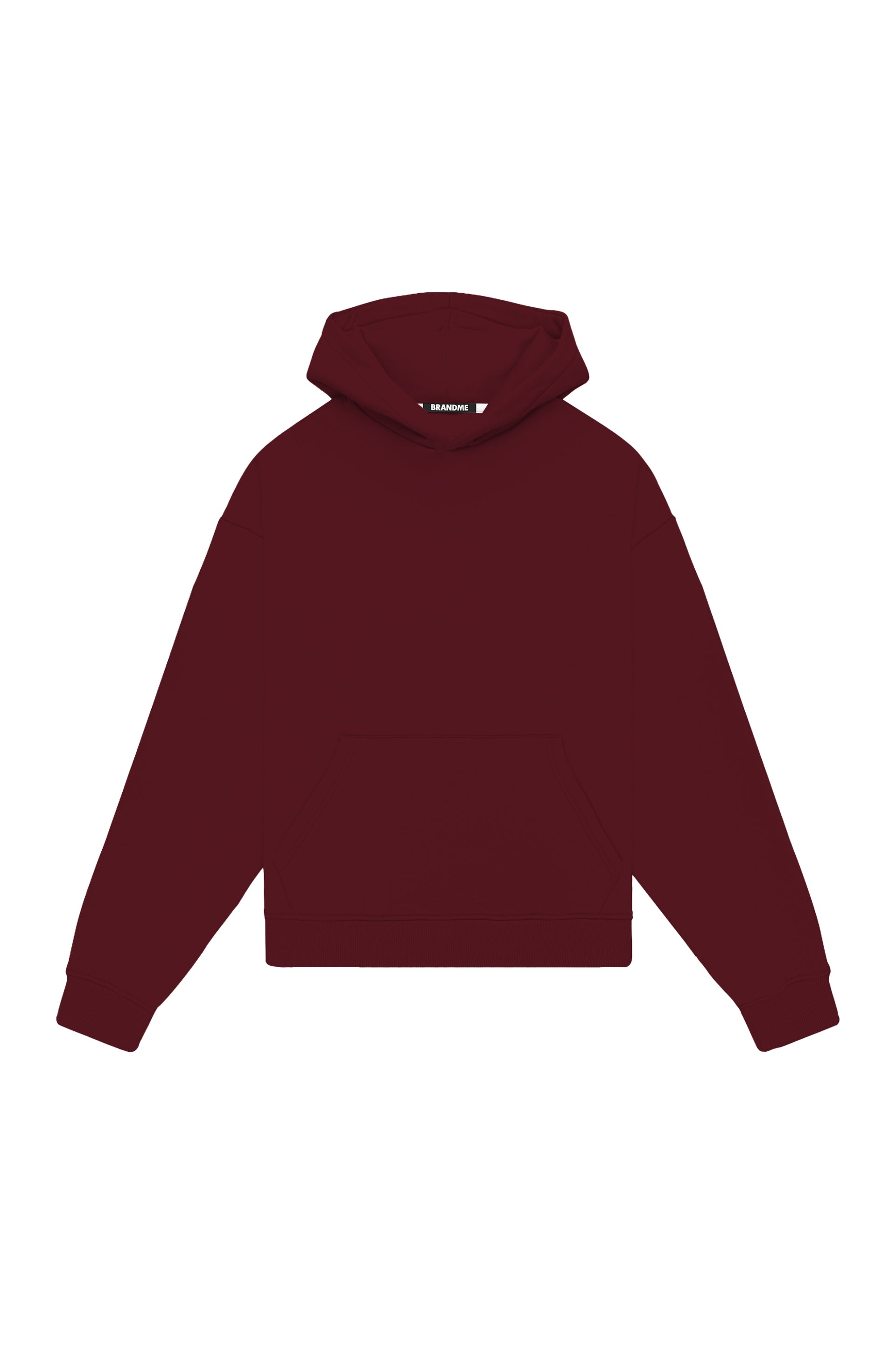 Hoodie Oversize LIGHT LOOP MERLOT