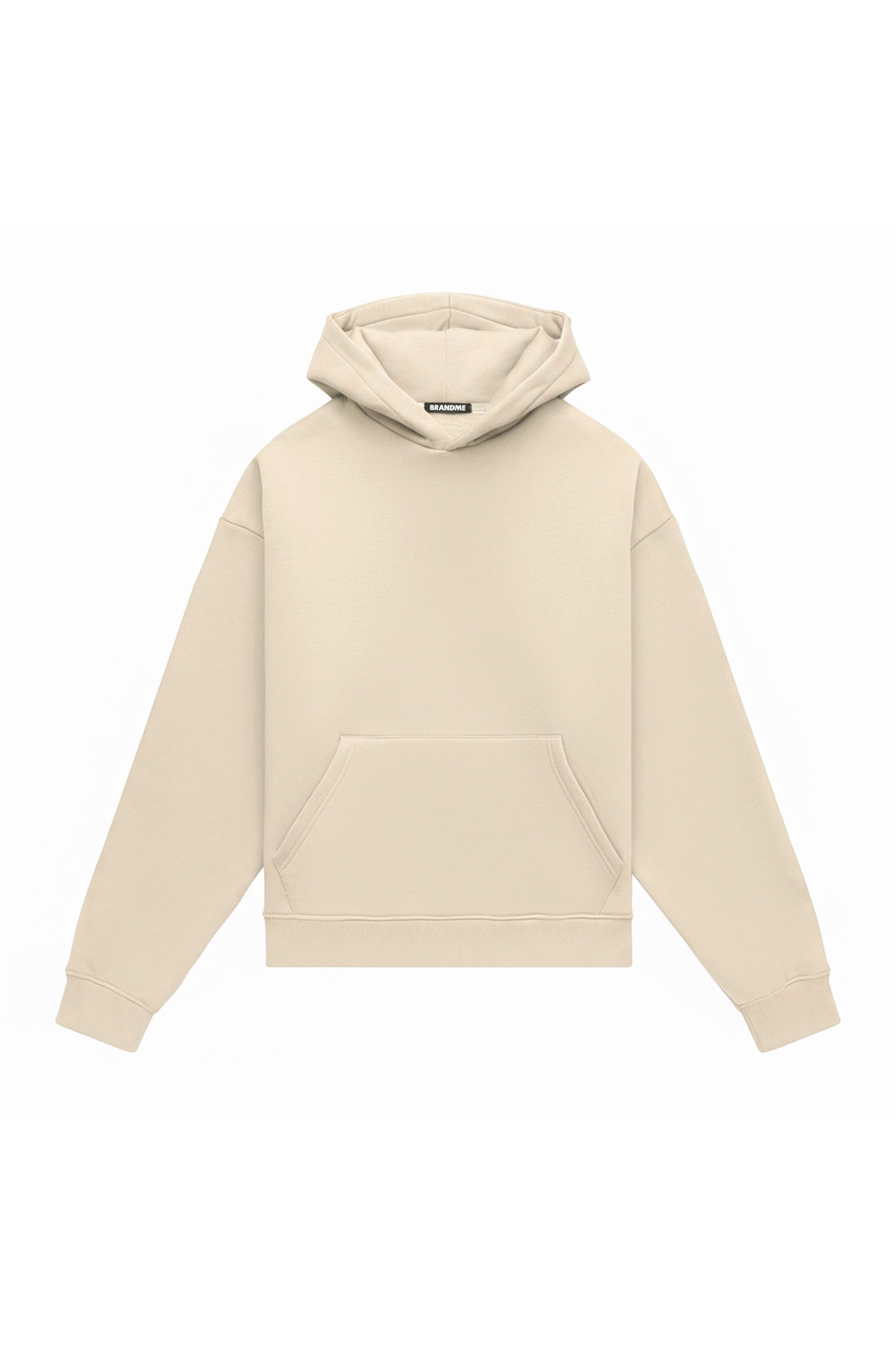 Hoodie oversize LIGHT BRUSHED STONE