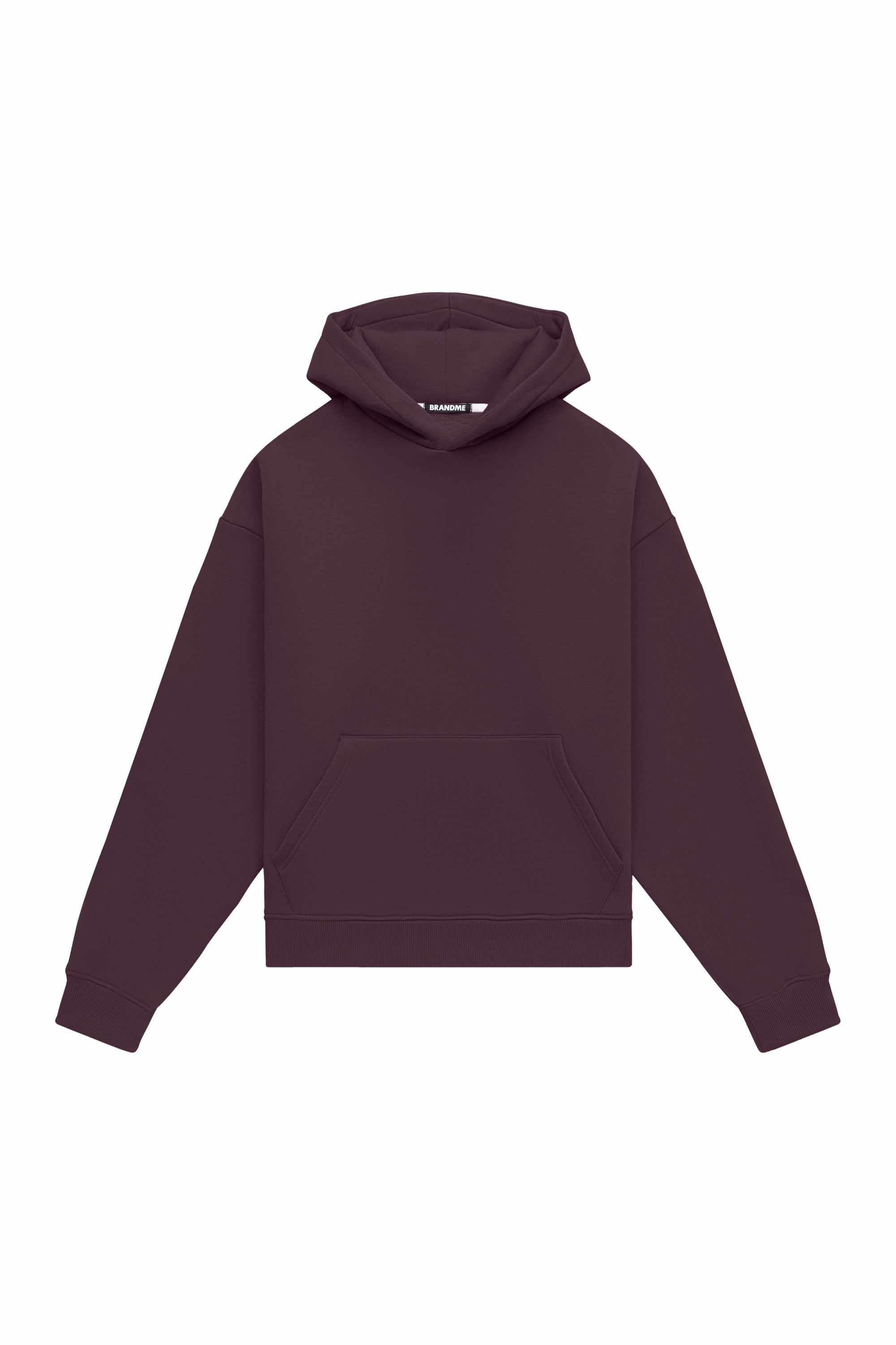 Oversize hoodie Light Brushed Truffle made in Poland ideal for printing