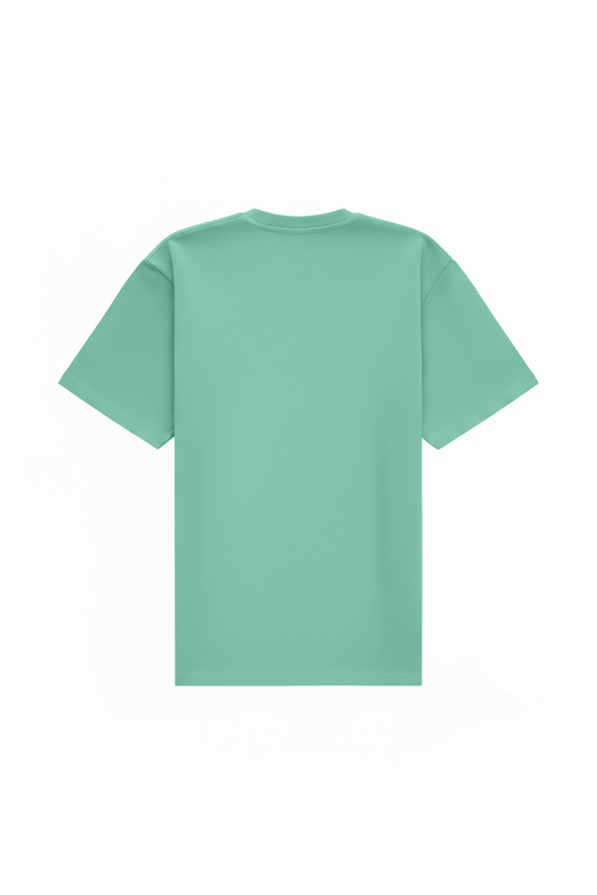 Oversize T-shirt in mint color made in Poland with quality certified fabric ideal for printing