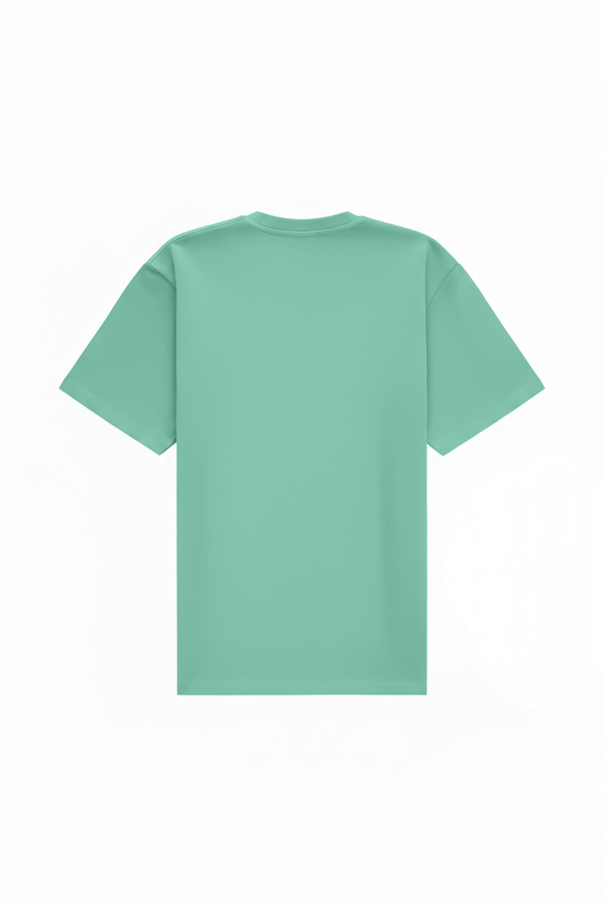 Oversize T-shirt in mint color made in Poland with quality certified fabric ideal for printing