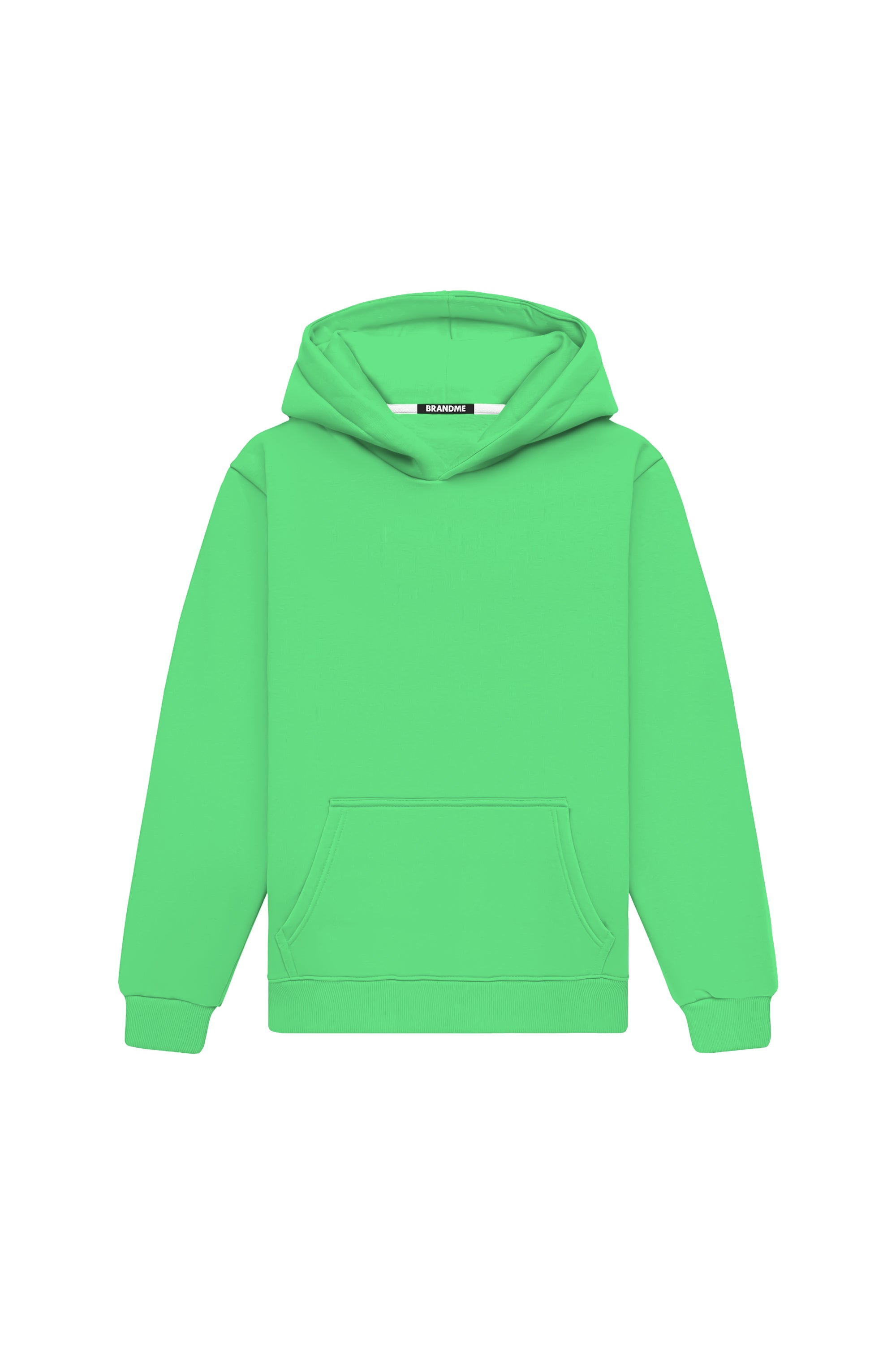 Regular fit hoodie bluza z kapturem LIGHT LOOP KIWI made in Poland with quality certified fabric