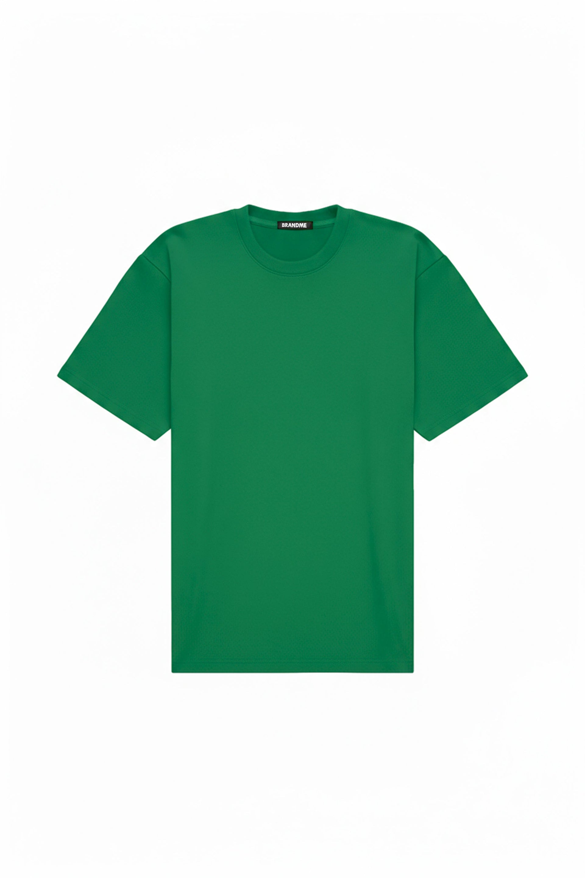T-shirt oversize w kolorze zielonym STRETCH IRISH GREEN, wykonany w Polsce, idealny pod nadruk