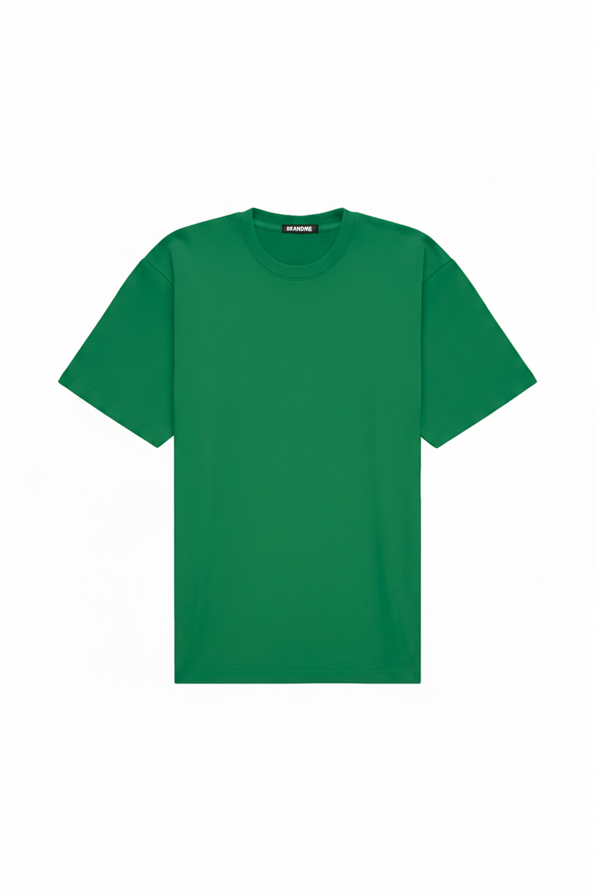 T-shirt oversize w kolorze zielonym STRETCH IRISH GREEN, wykonany w Polsce, idealny pod nadruk