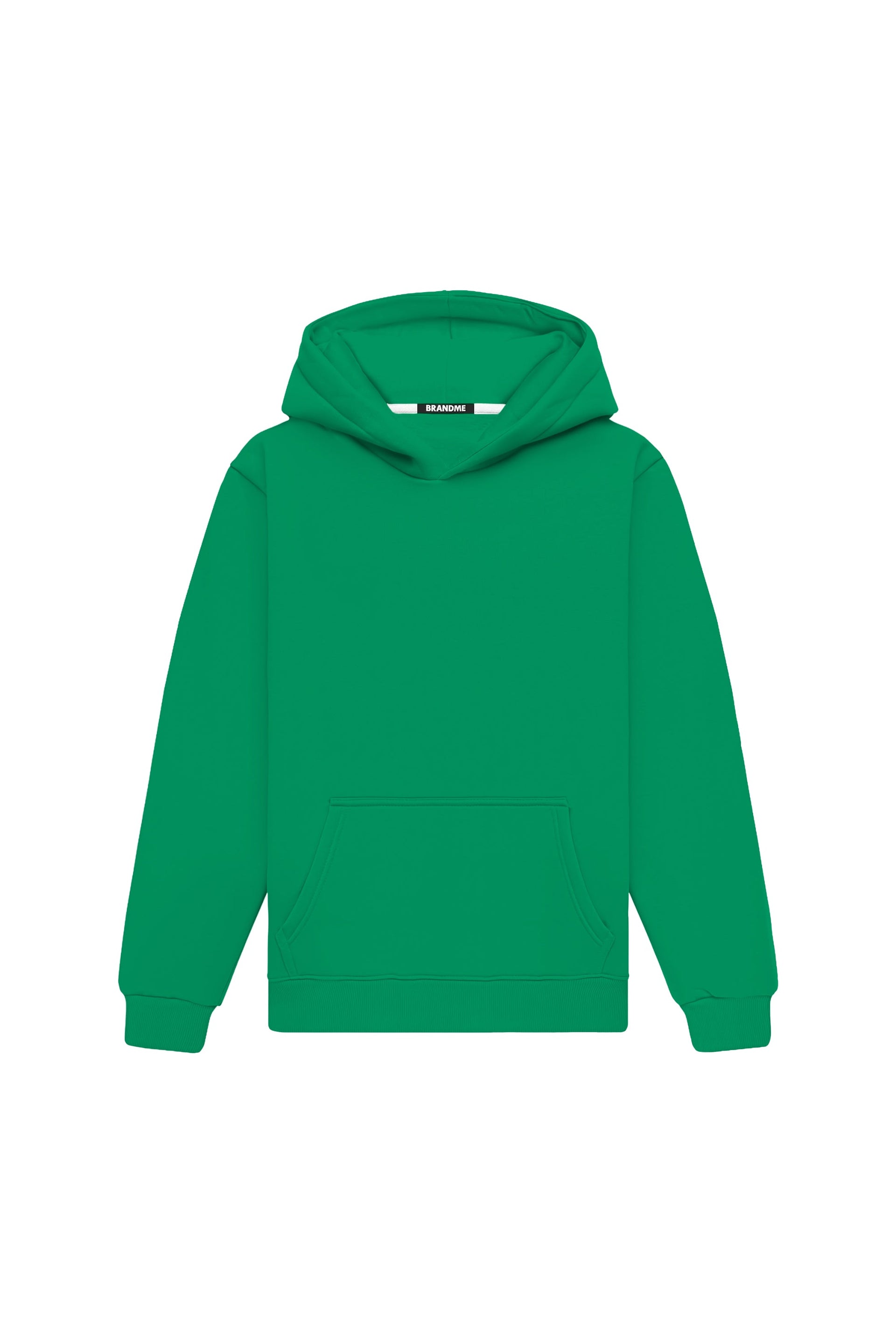 Bluza z kapturem Hoodie Regular LIGHT LOOP Irish Green, wyprodukowana w Polsce, wysokiej jakości certyfikowana dzianina, idealna pod nadruk