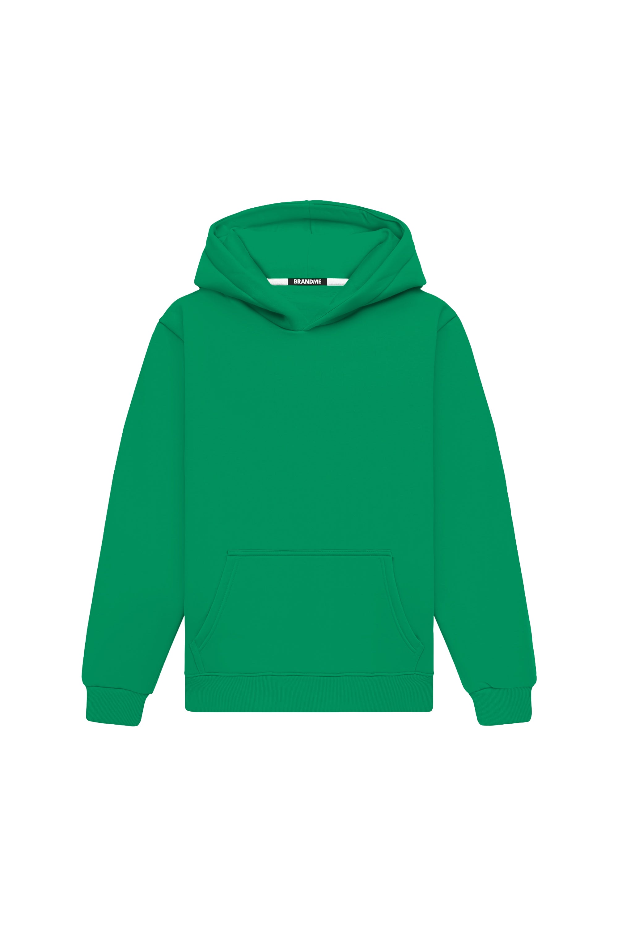 Bluza z kapturem Hoodie Regular LIGHT LOOP Irish Green, wyprodukowana w Polsce, wysokiej jakości certyfikowana dzianina, idealna pod nadruk