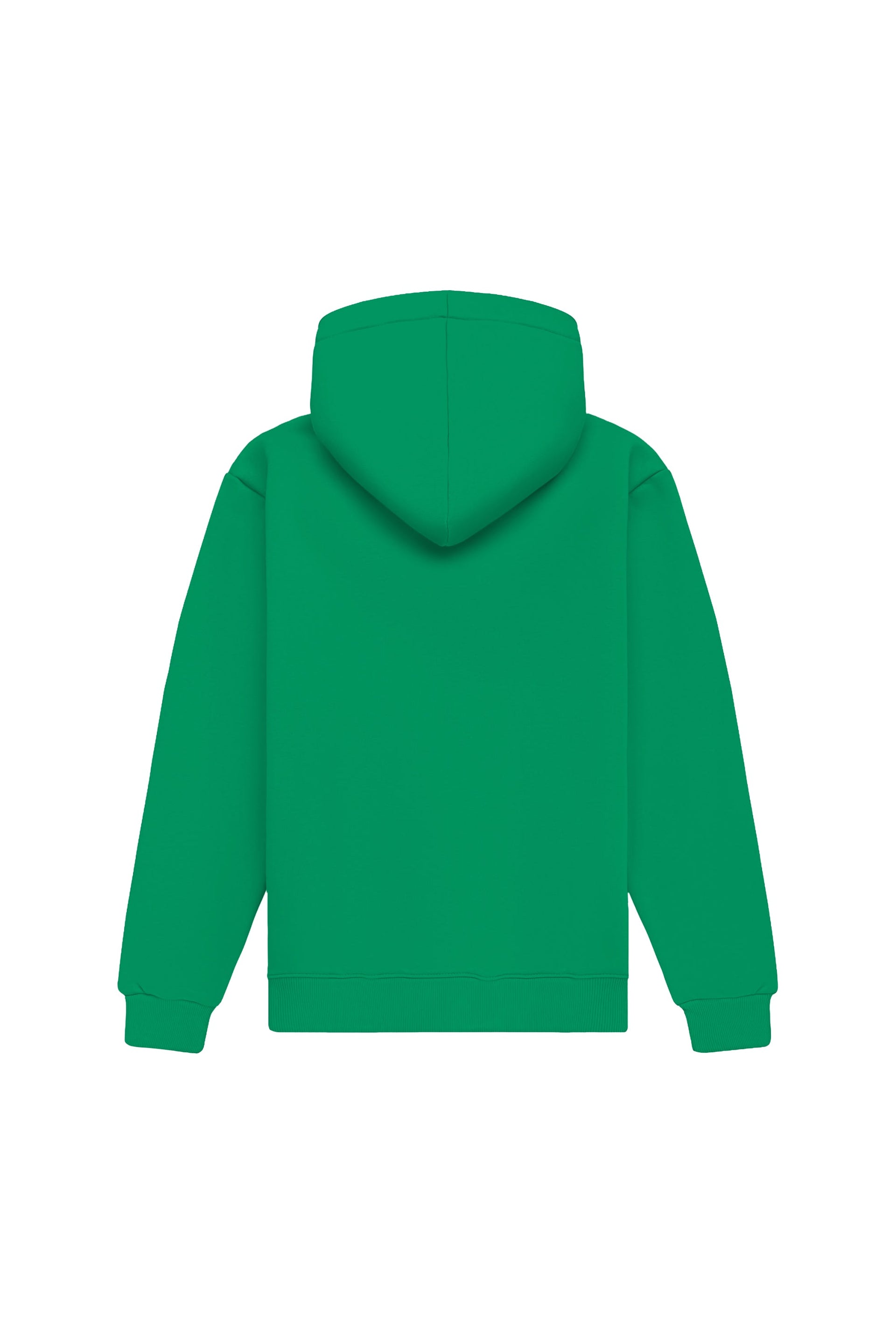 Bluza z kapturem Hoodie Regular Light Loop w kolorze Irish Green, wyprodukowana w Polsce, idealna pod nadruk, z certyfikowaną dzianiną.