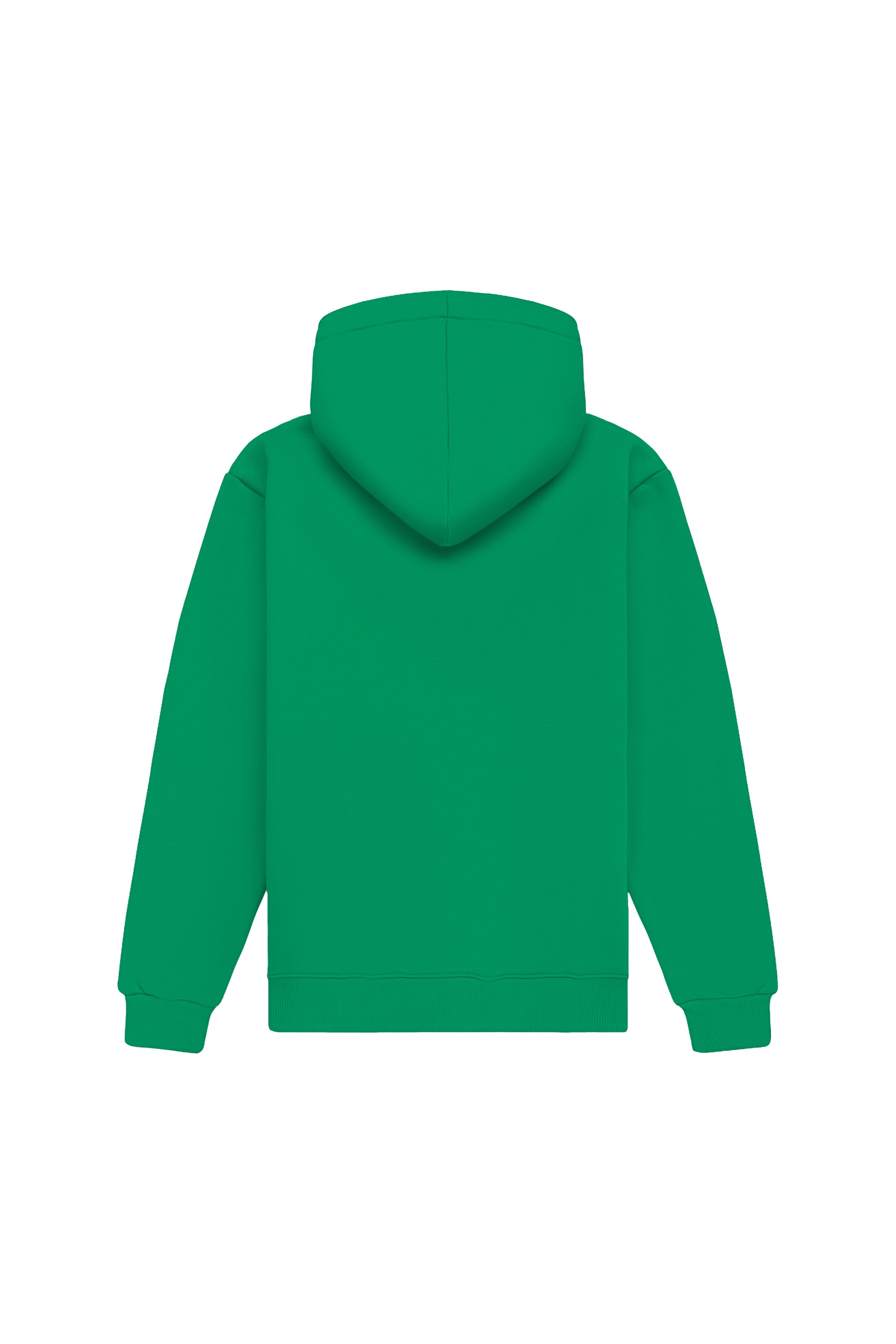 Bluza z kapturem Hoodie Regular Light Loop w kolorze Irish Green, wyprodukowana w Polsce, idealna pod nadruk, z certyfikowaną dzianiną.