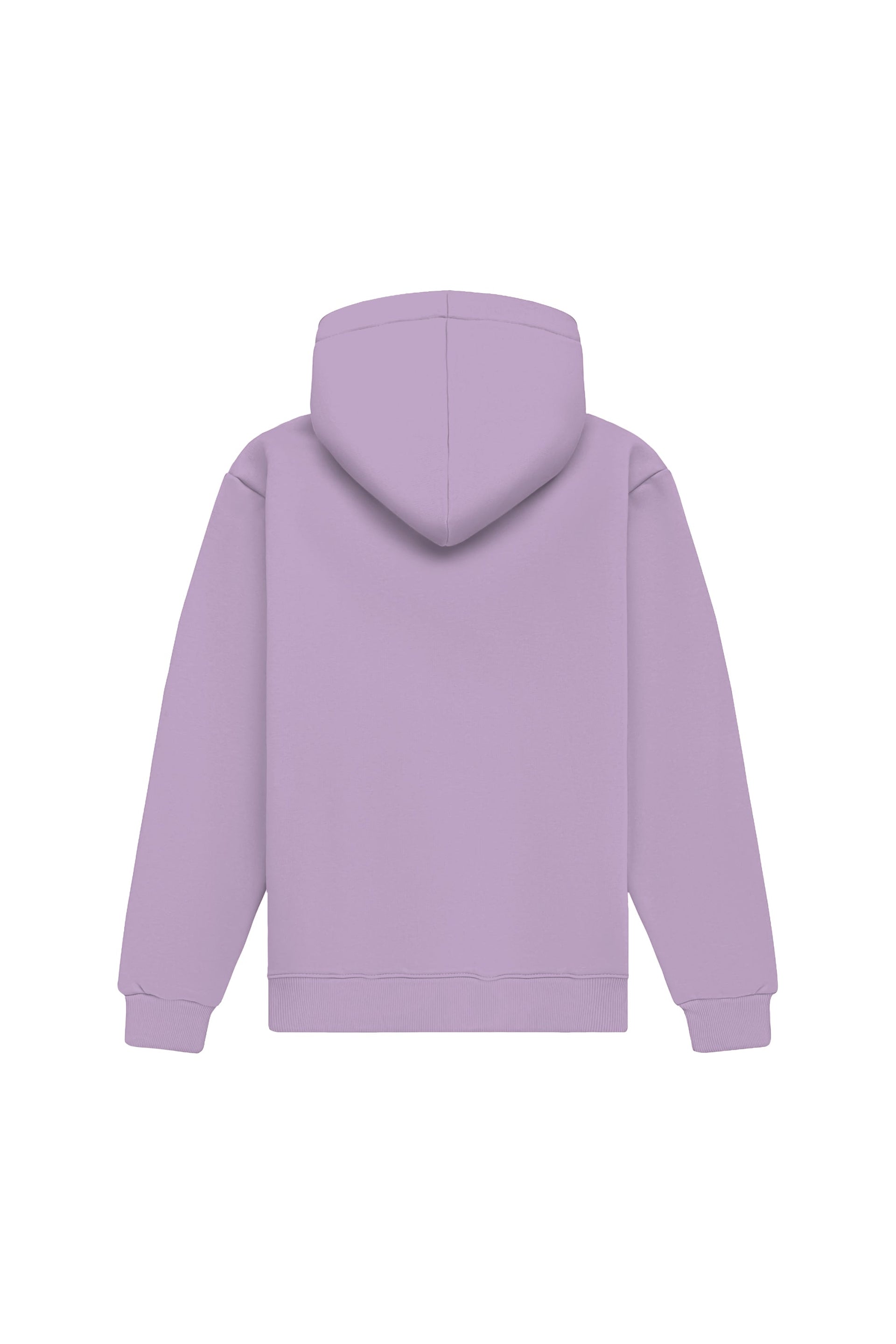 Bluza z kapturem regular LIGHT LOOP LILAC wyprodukowana w Polsce z certyfikowanej dzianiny