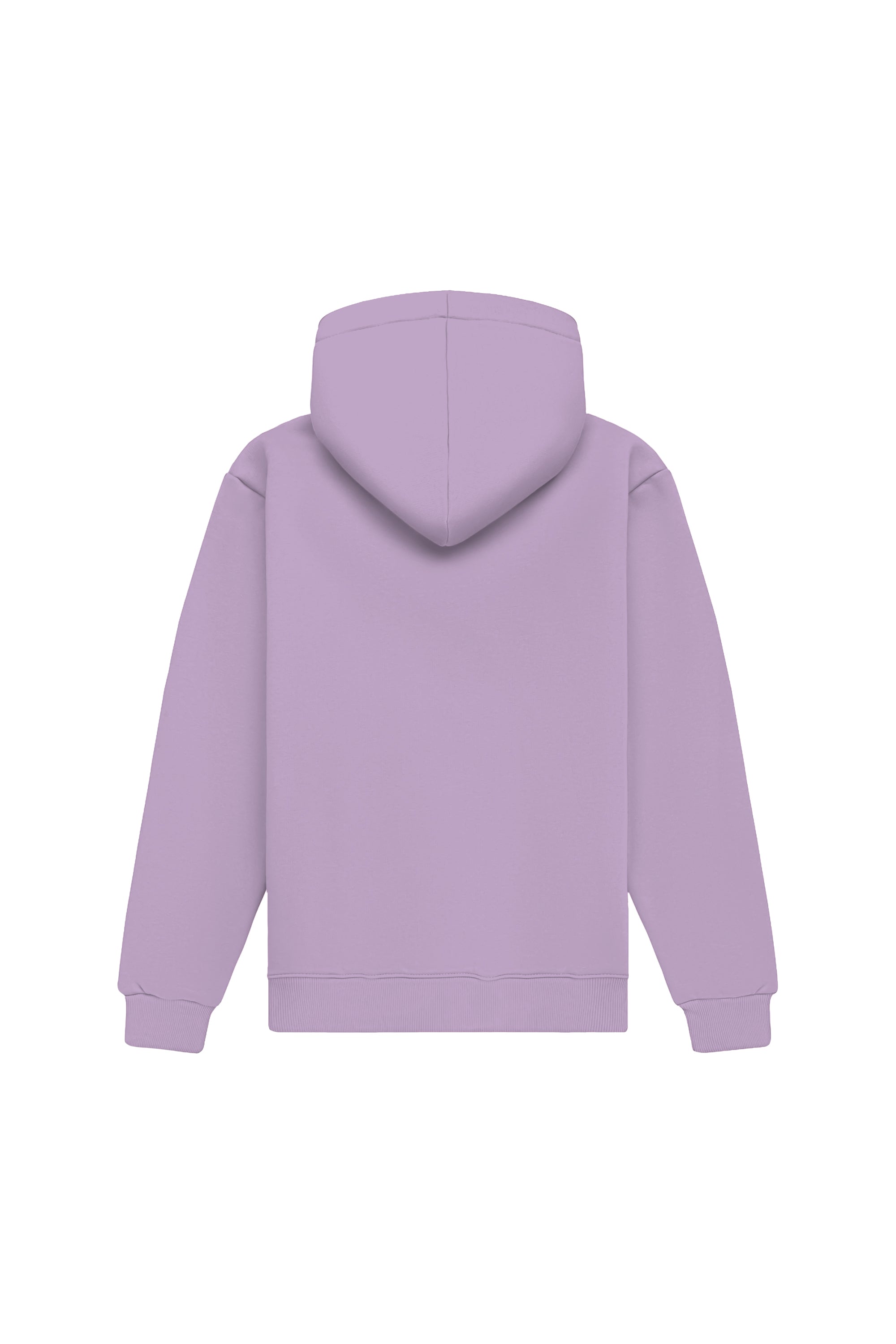Bluza z kapturem regular LIGHT LOOP LILAC wyprodukowana w Polsce z certyfikowanej dzianiny
