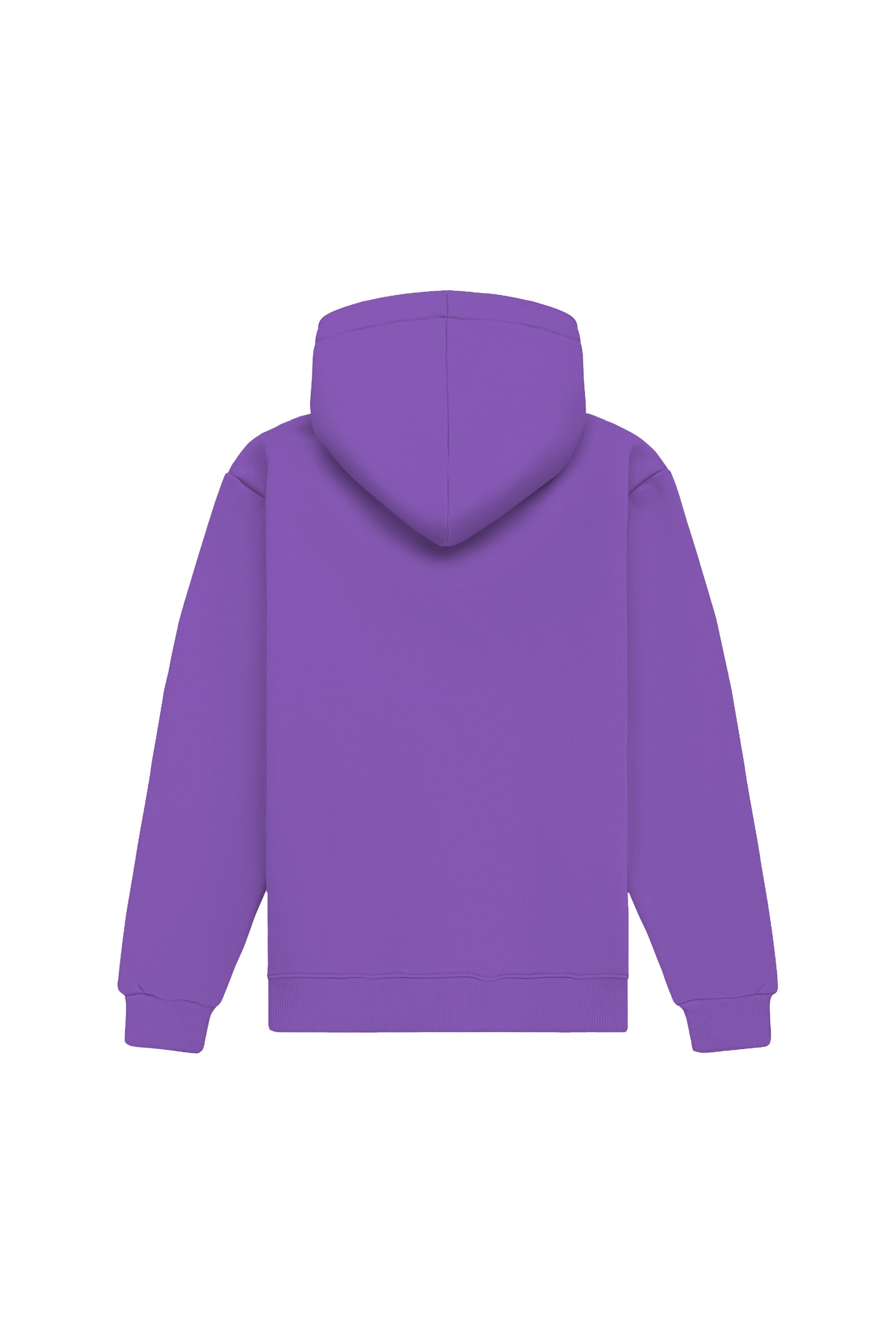 Bluza z kapturem regular light loop violet made in Poland with certified fabric ideal for printing