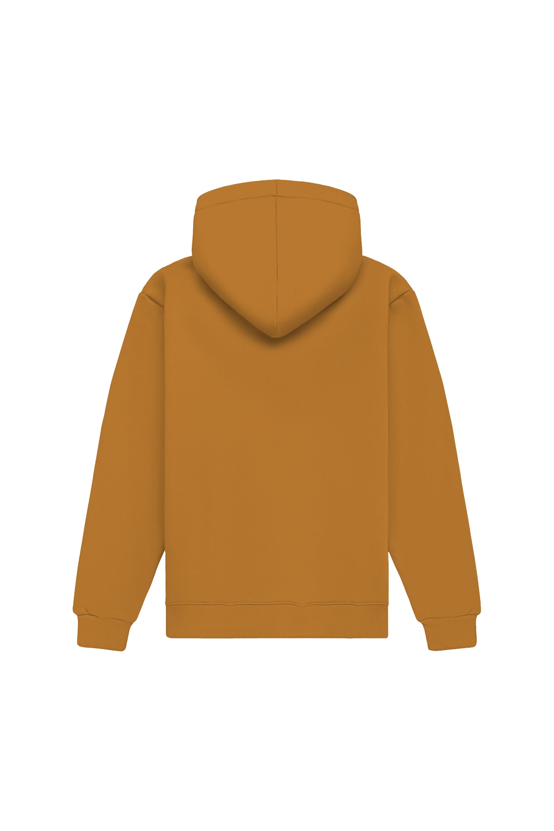 Bluza z kapturem regular fit w kolorze musztardowym idealna do nadruków, wyprodukowana w Polsce