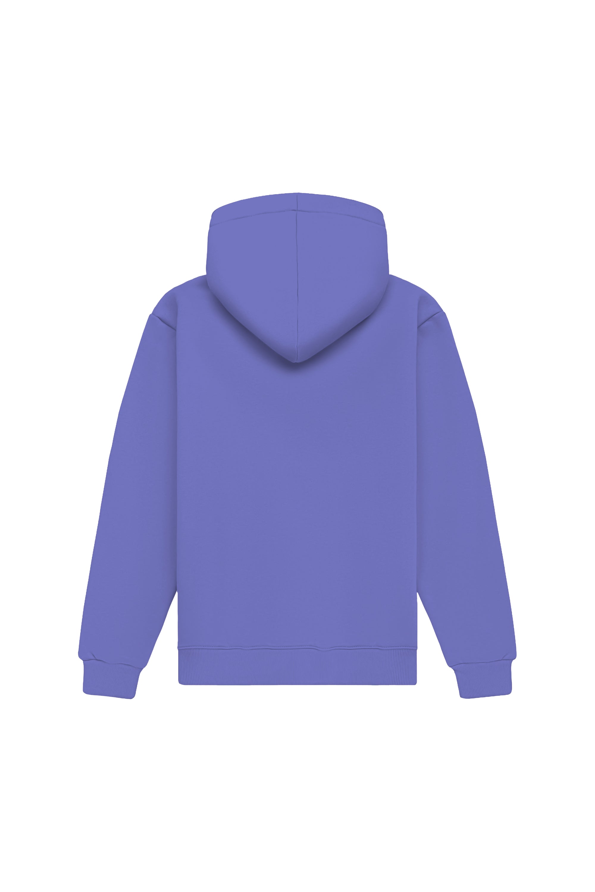 Bluza z kapturem regular fit w kolorze VERY PERI, polska jakość i certyfikowana dzianina, idealna pod nadruk