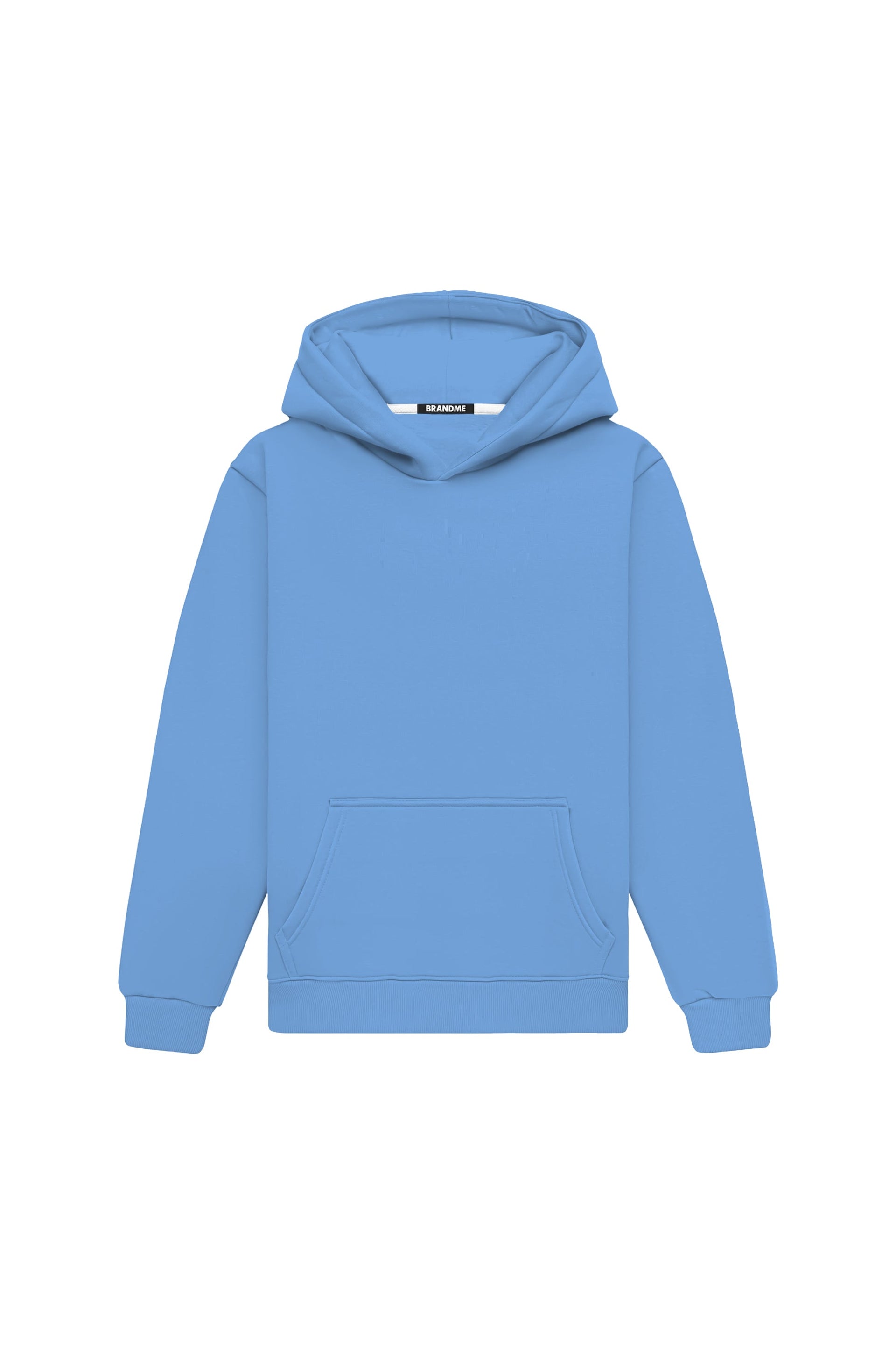 Bluza z kapturem regular light loop baby blue wyprodukowana w Polsce