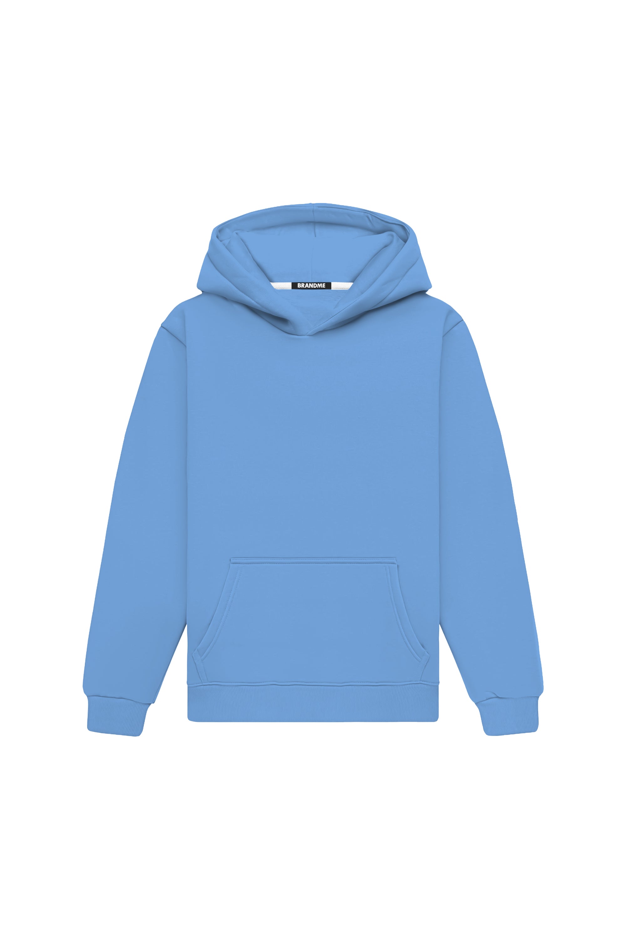 Bluza z kapturem regular light loop baby blue wyprodukowana w Polsce