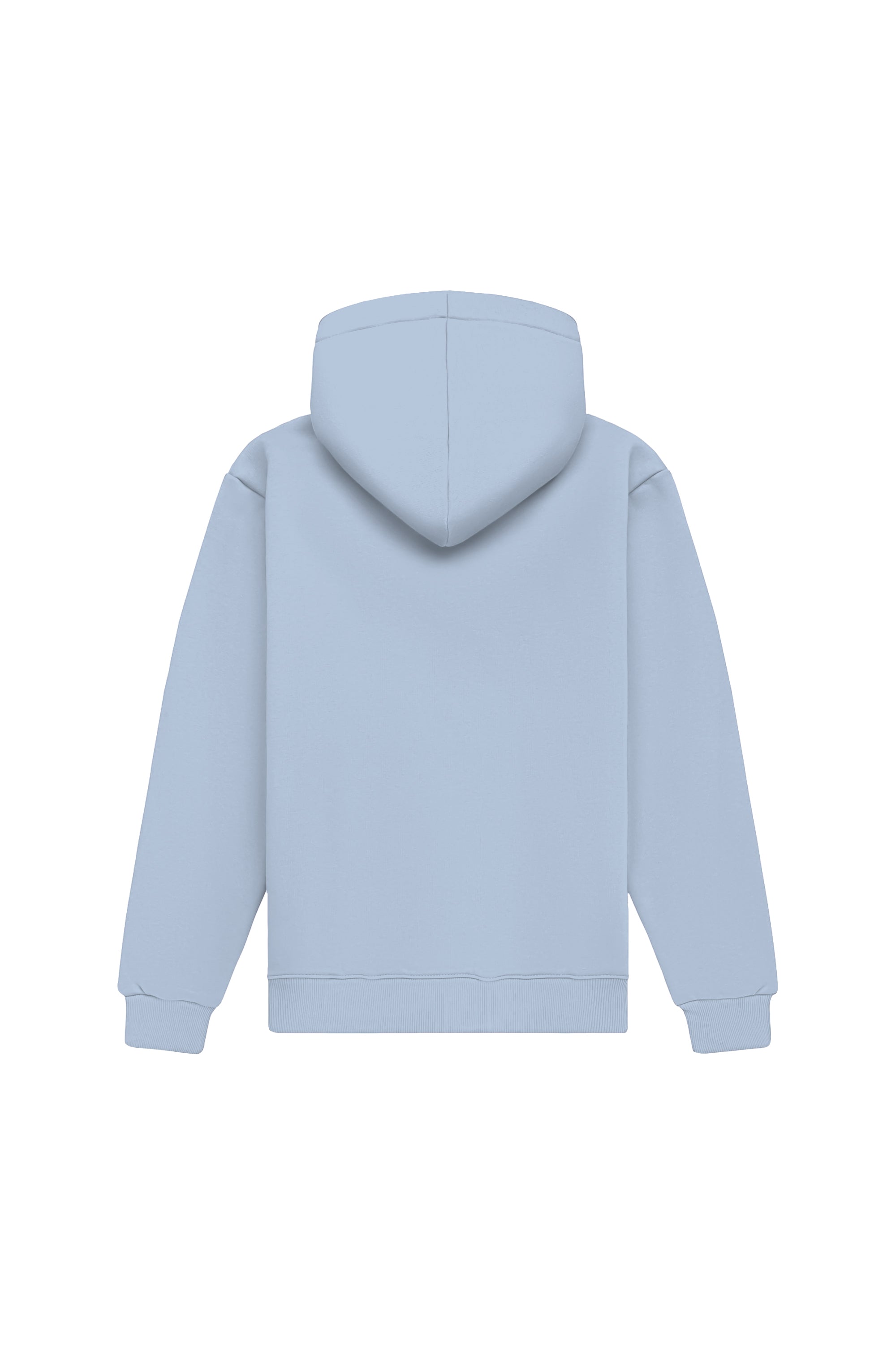 Bluza z kapturem regular w kolorze jasnoniebieskim Light Loop Airy Blue, polska jakość, certyfikowana dzianina, idealna pod nadruk