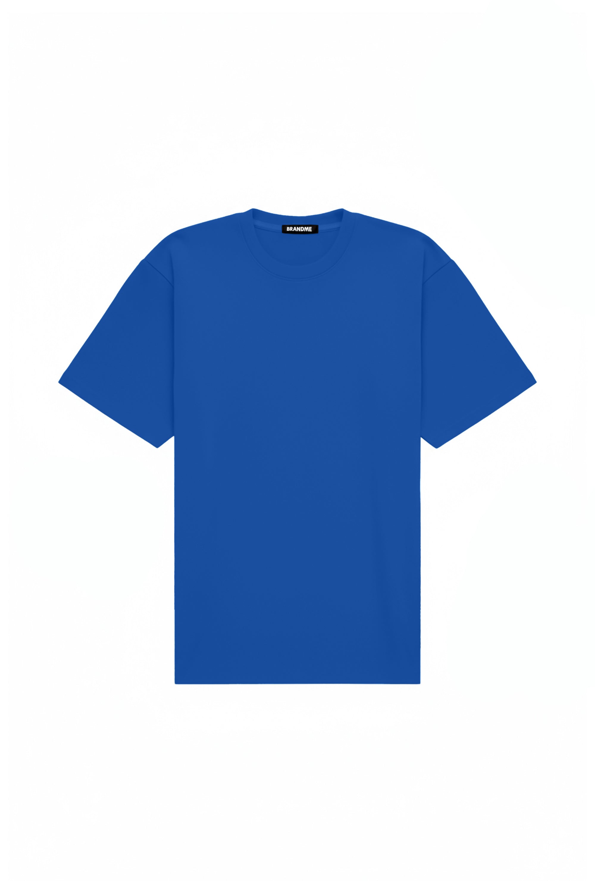 T-shirt oversize STRETCH CORNFLOWER in cornflower blue, Polish-made with certified quality fabric ideal for printing and embroidery