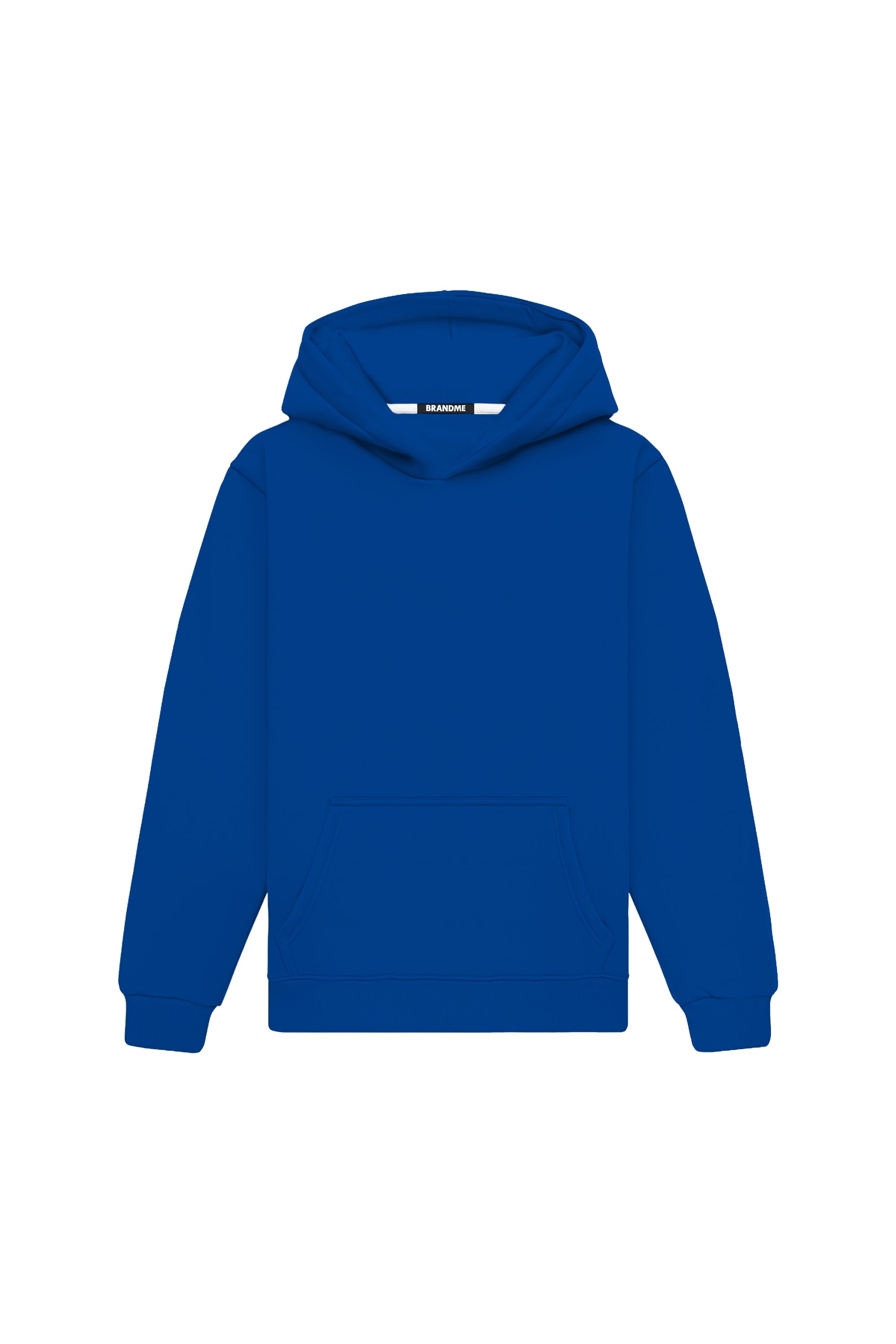 Bluza z kapturem regular LIGHT LOOP Cornflower, wykonana w Polsce z certyfikowanej dzianiny, idealna pod nadruk